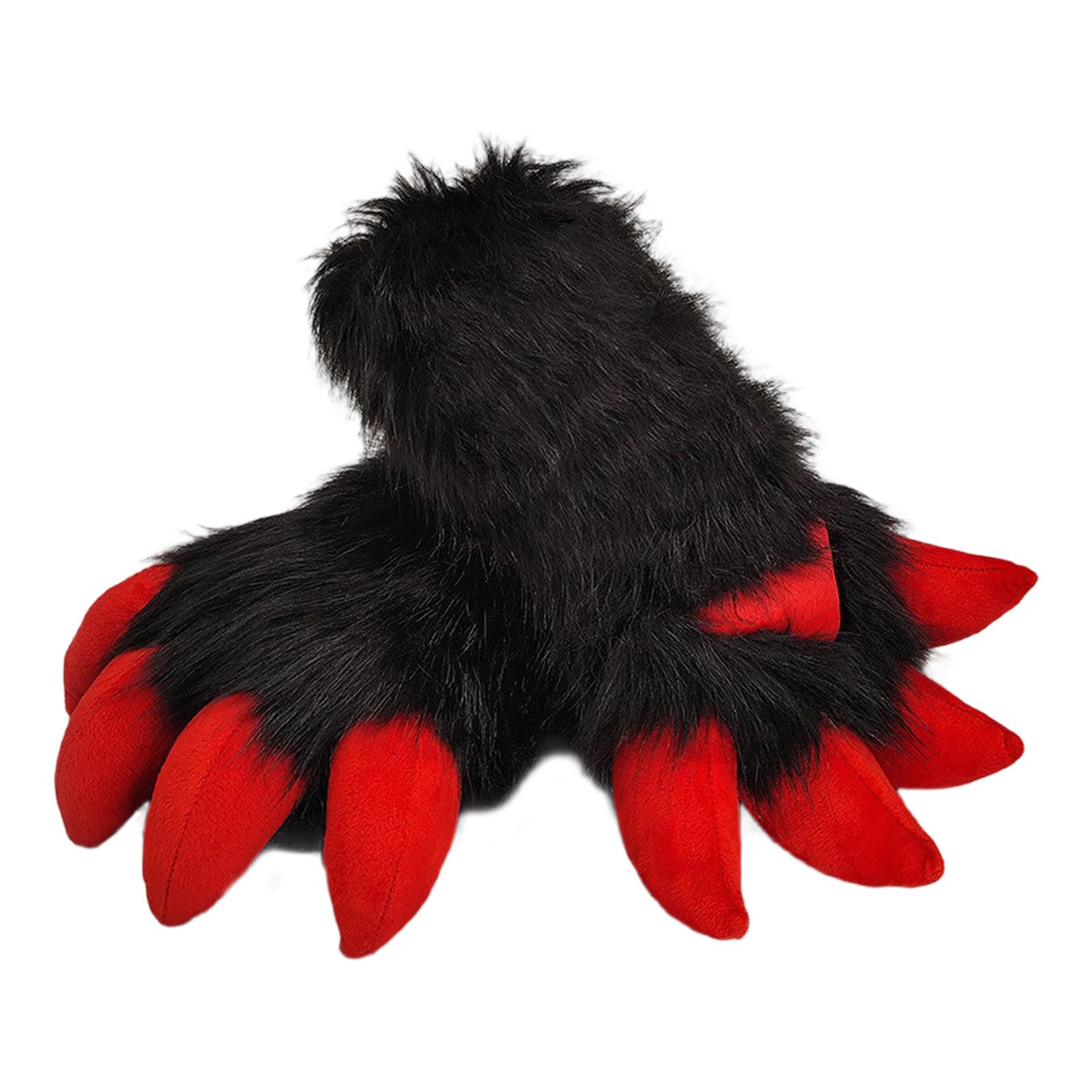 Kunstpelze Plüsch Katzen Krallen Handschuhe Fursuit Füchse Pfoten Fäustlinge Halloween Cosplay Kostüm Zubehör Erwachsene Kinder Kunstpelze Plüsch Pelzige Katzen Krallen Handschuhe Fursuit