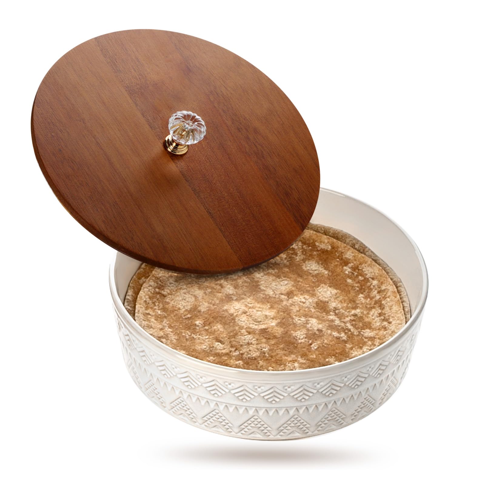 Viosuniu 9-Inch Ceramic Tortilla Warmer