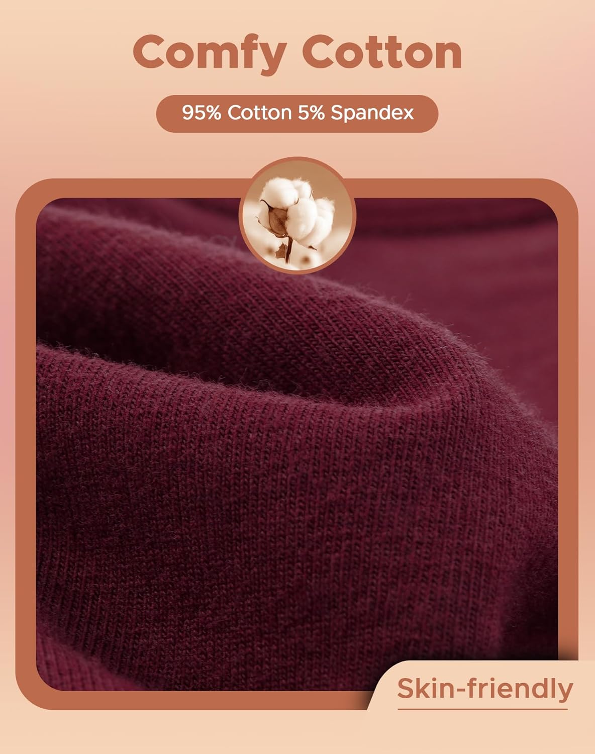 INNERSY Women's Period Underwear Hipster Postpartum Leakproof Protective Menstrual Panties Multipack - Image 5