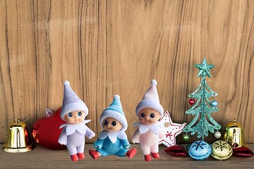 Miniatura 3 de WULEEUPER Muñeca pequeña de elfo bebé  Decoración de elfo en miniatura de Navidad  Regalo para recién nacido  Muñecas de elfo de crecimiento bebé