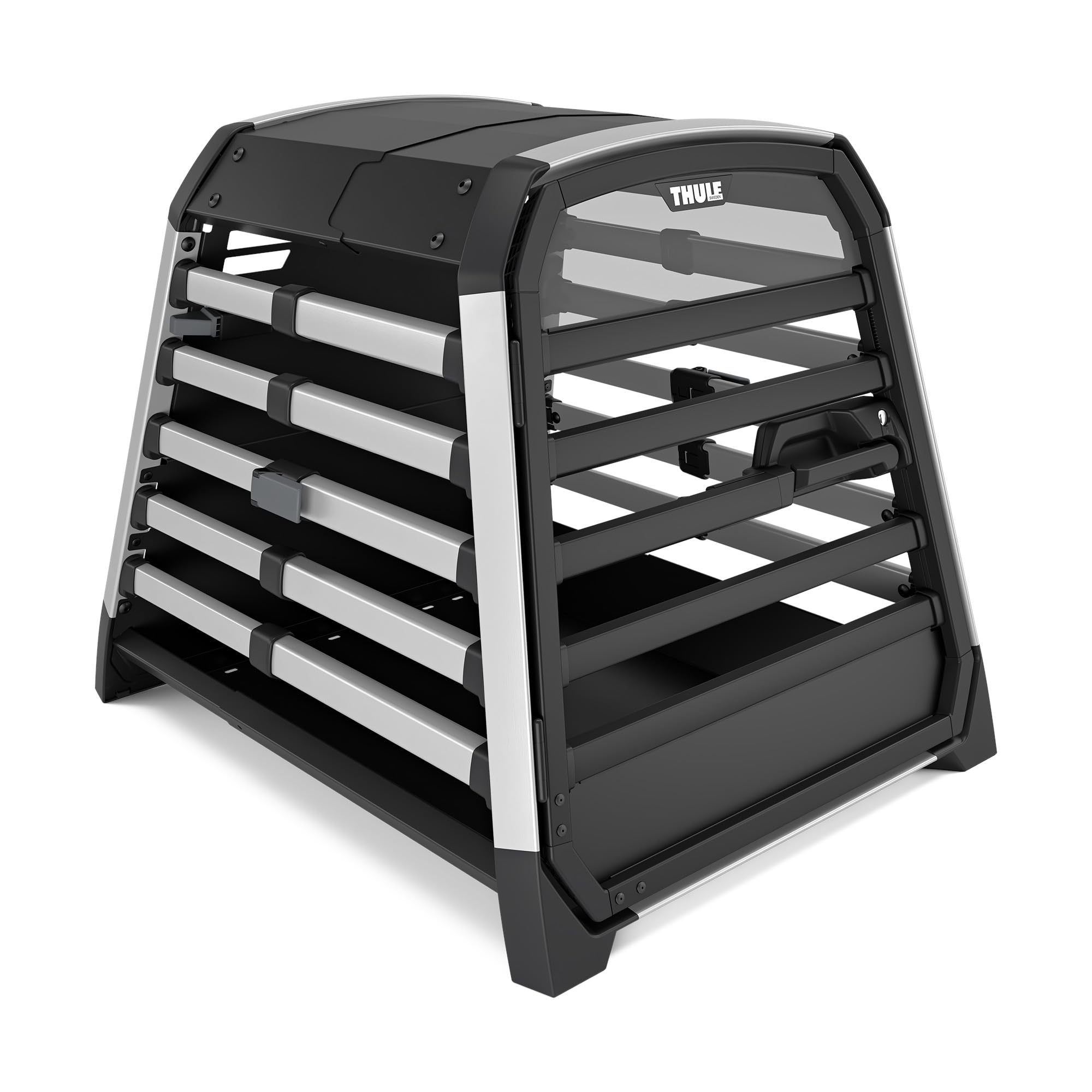 Thule Allax Caisse De Transport pour Chien Black/Aluminum, M Compact
