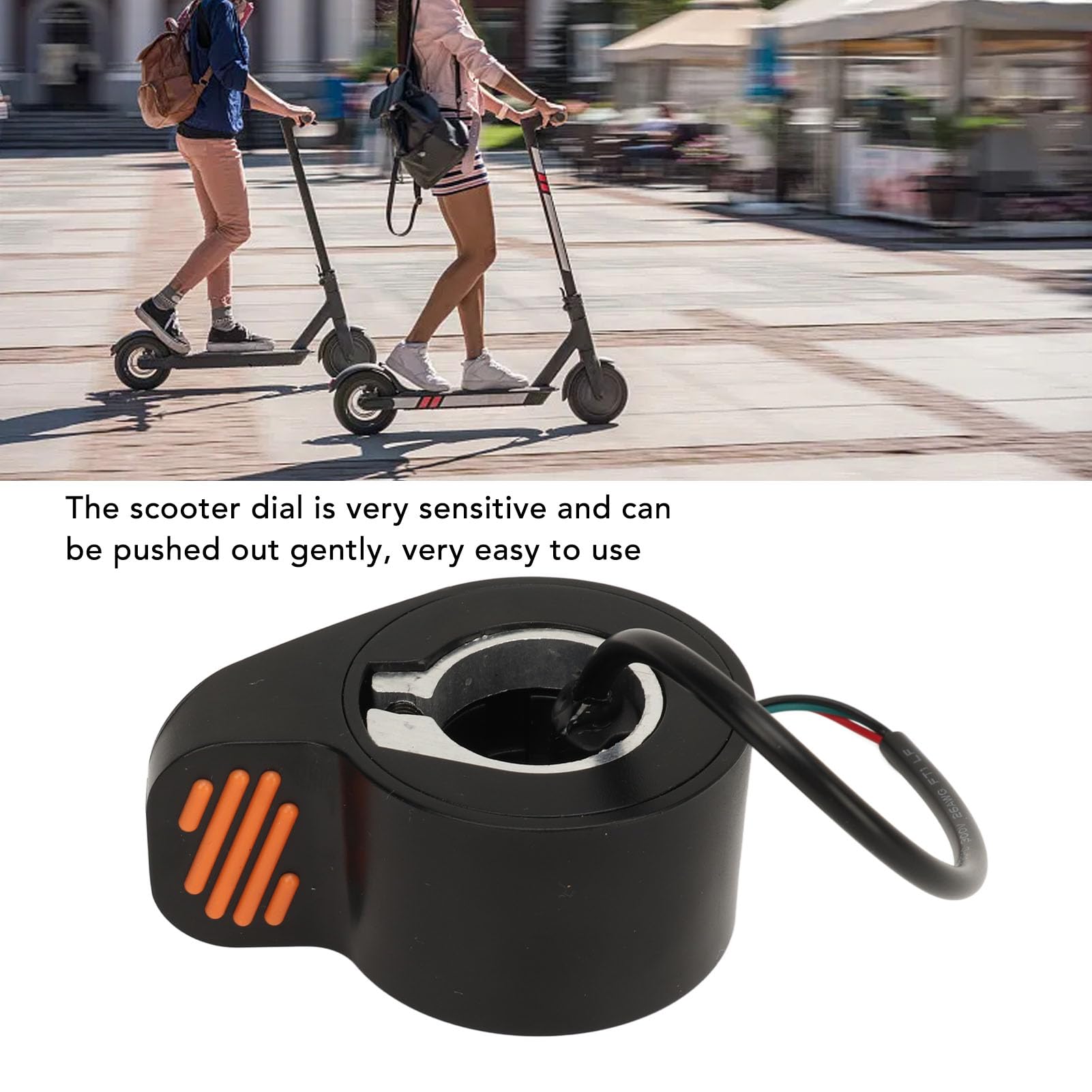 Gâchette d'accélérateur pour scooter électrique pour Ninebot F30/F40, accessoire de contrôle de vitesse d'accélérateur compatible avec scooter électrique, déclencheur d'accélérateur étanche Gâchette d'accélérateur pour scooter électrique pour Ninebot F30/F40, accessoire de contrôle de vitesse d'accélérateur compatible avec scooter électrique, déclencheur d'accélérateur étanche