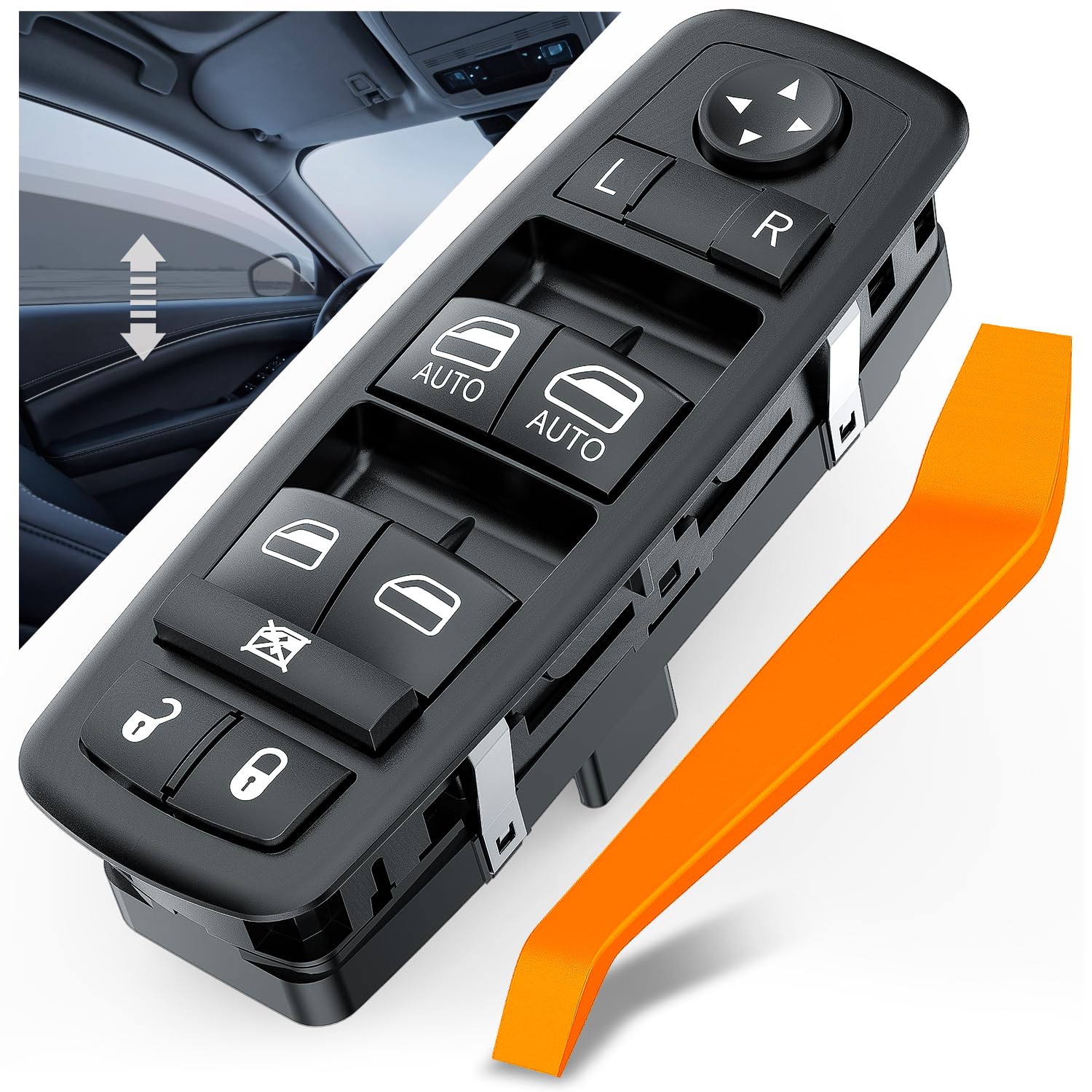 Photo 1 of ***MISSING PARTS***
Nilight Power Master Window Switch Compatible with 2011 2012 2013 2014 2015 2016 2017 2018 2019 2020 Chrysler 300 2015-2017 Chrysler 200 2011-2019 Dodge Charger 2016-2022 Ram Windows Control Switches