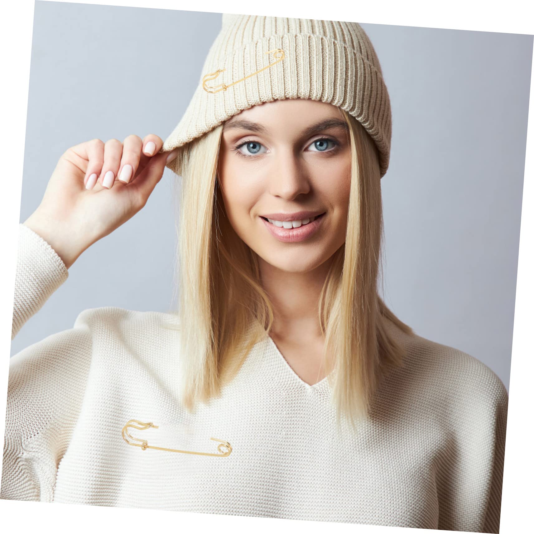 PRETYZOOM 8pezzi Fermagli Vintage Per e Cardigan Retro e Sciarpa Accessorio Per Occasione