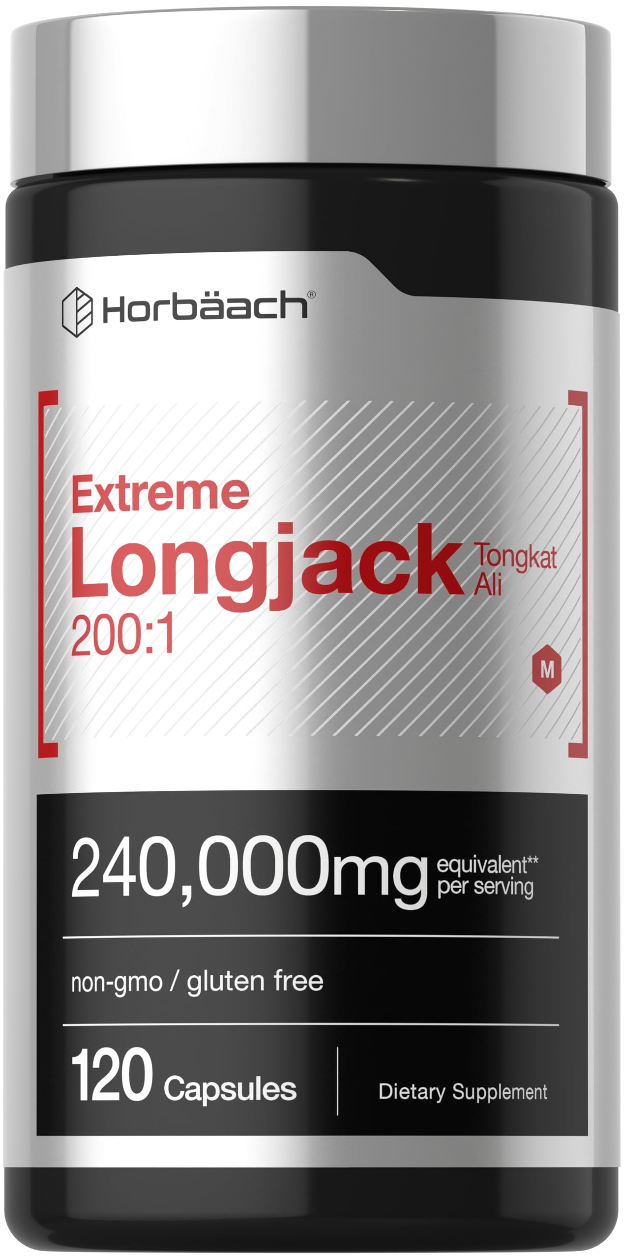 Horbäach Longjack Tongkat Ali | 120 Capsules