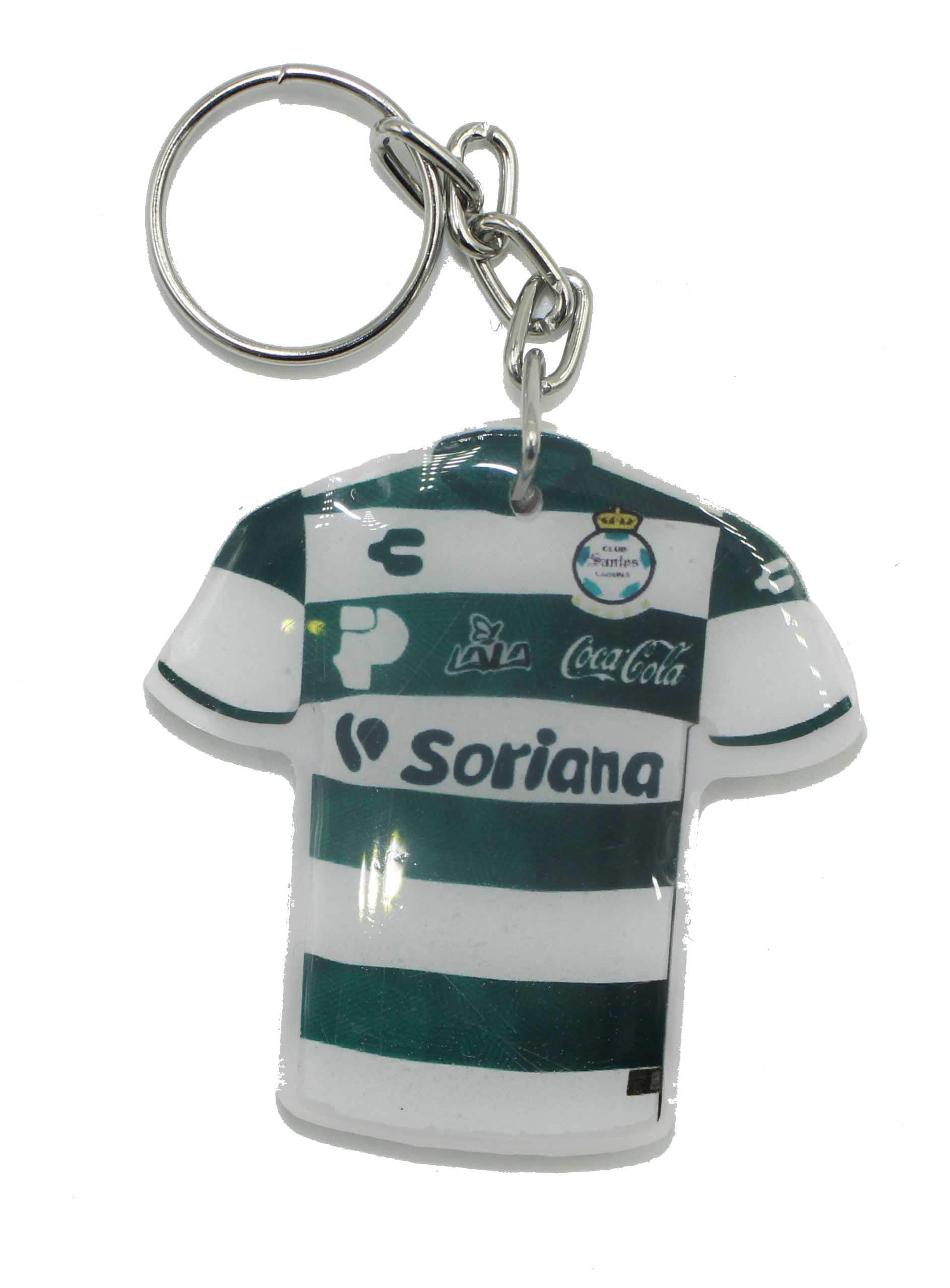 Santos Laguna Soccer Key Ring - Santos Shirt Key Chain