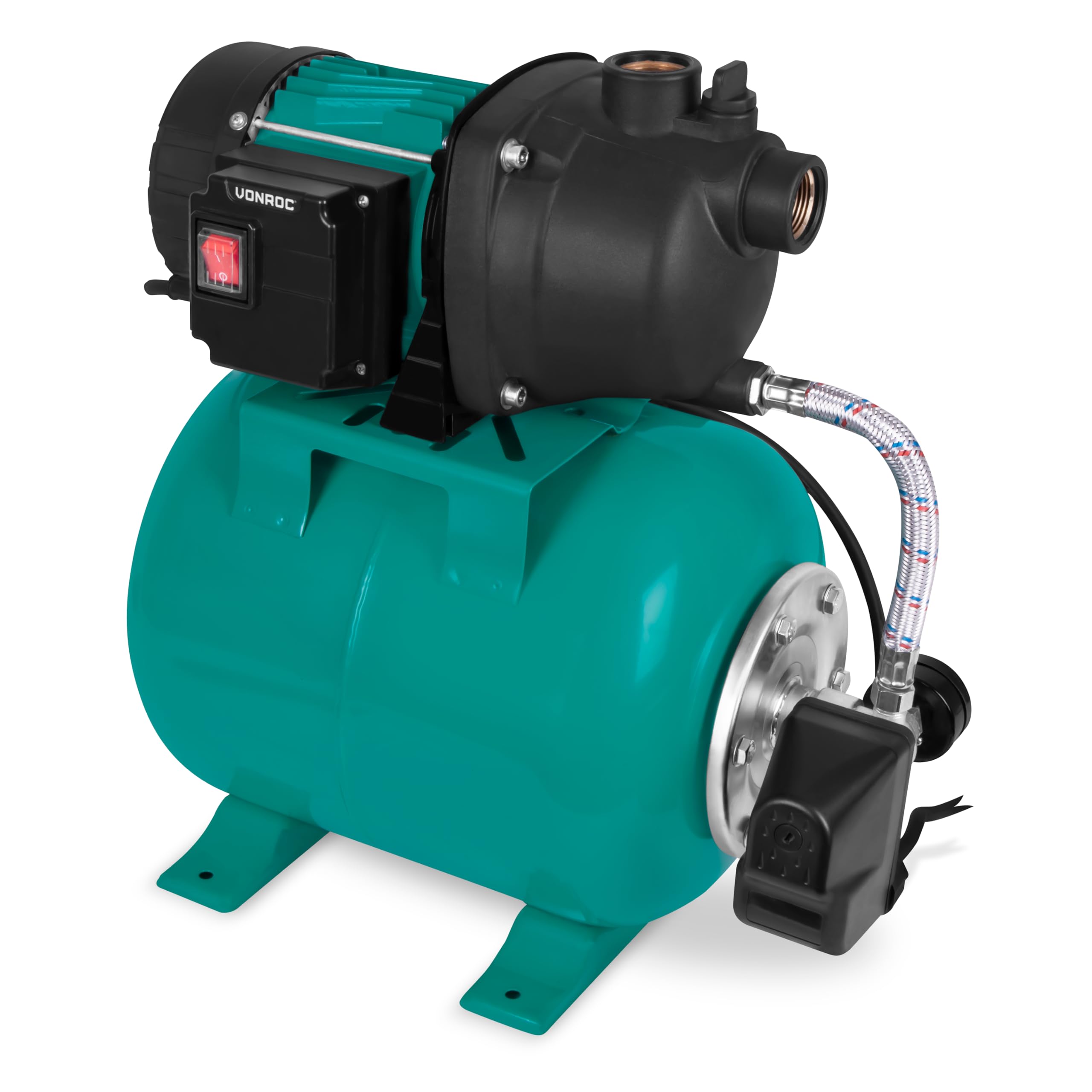 VONROC Hauswasserwerk Automatische Wasserpumpe 800W