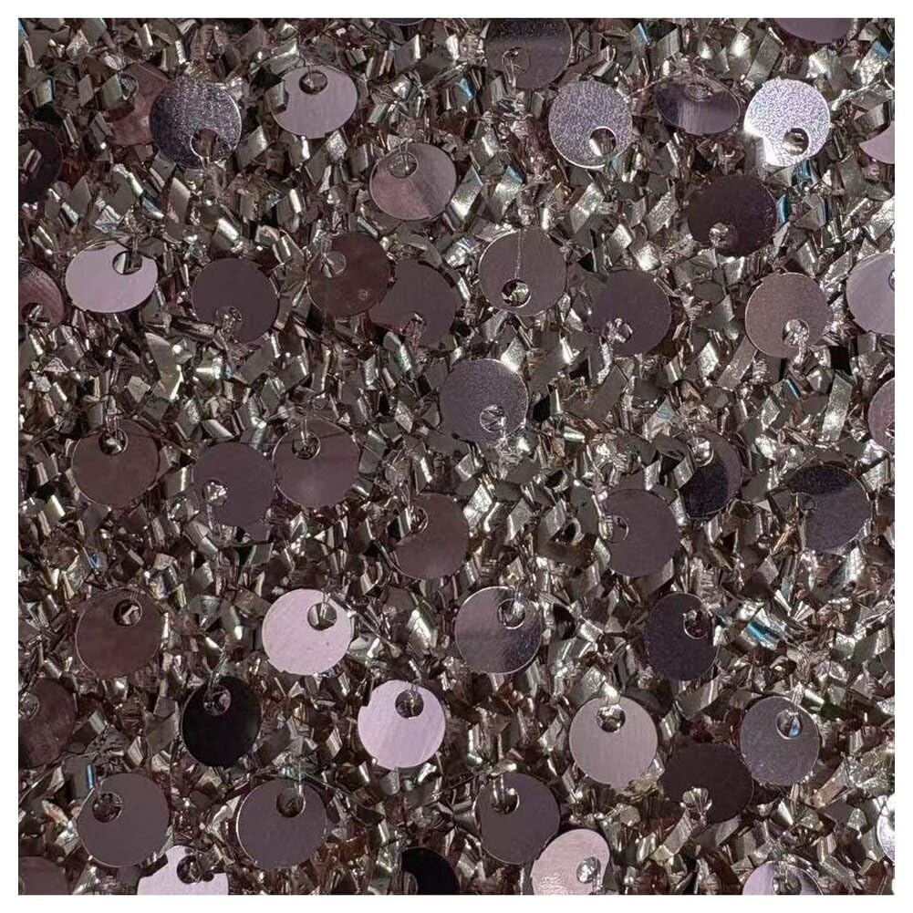Tissu à paillettes décoratif pour nappe de fête et rideaux étincelants