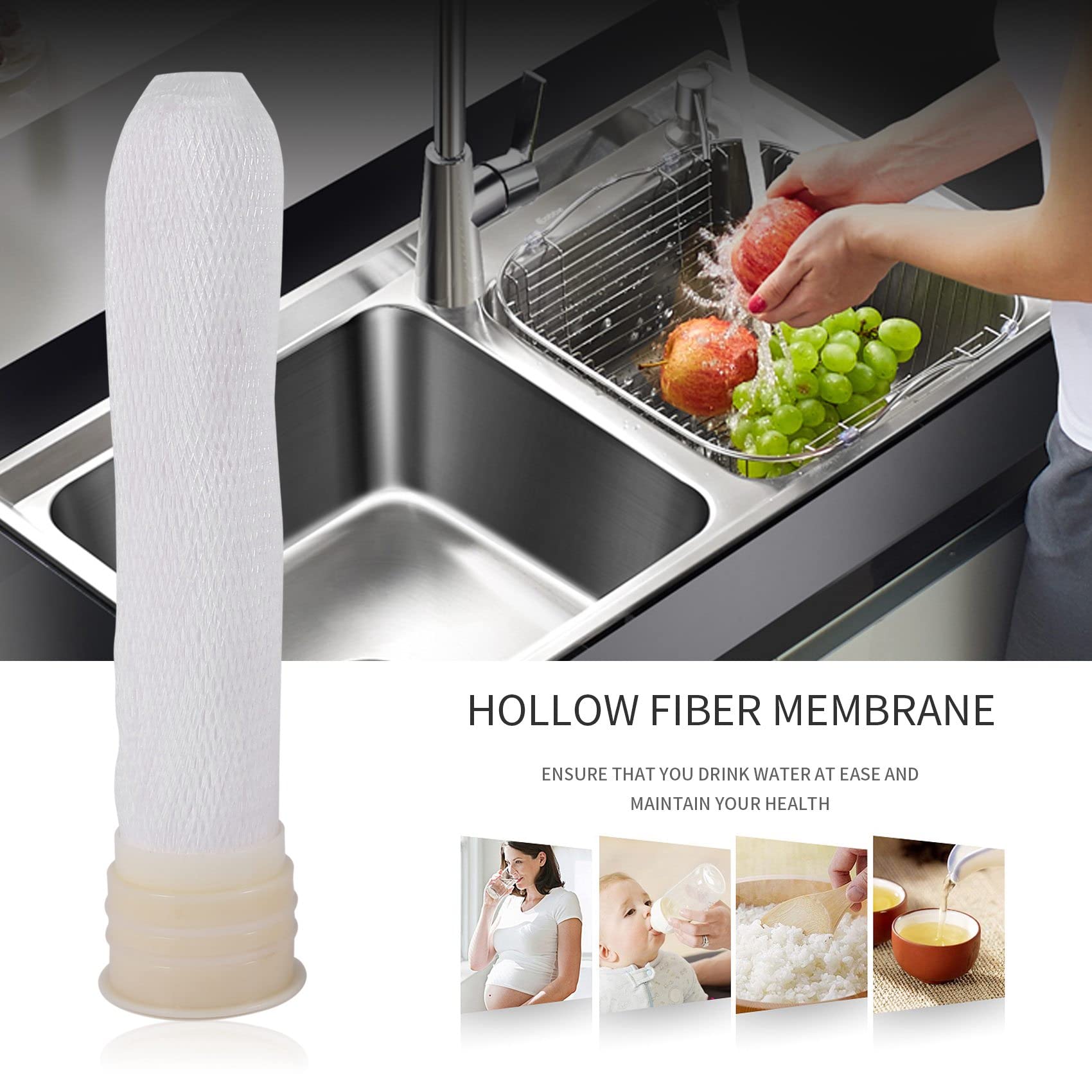 Membrane UF FYOBOT Per Filtri Acqua - 4 Pezzi, 0.01 Micrometri, Per Osmosi Inversa - Foto 3