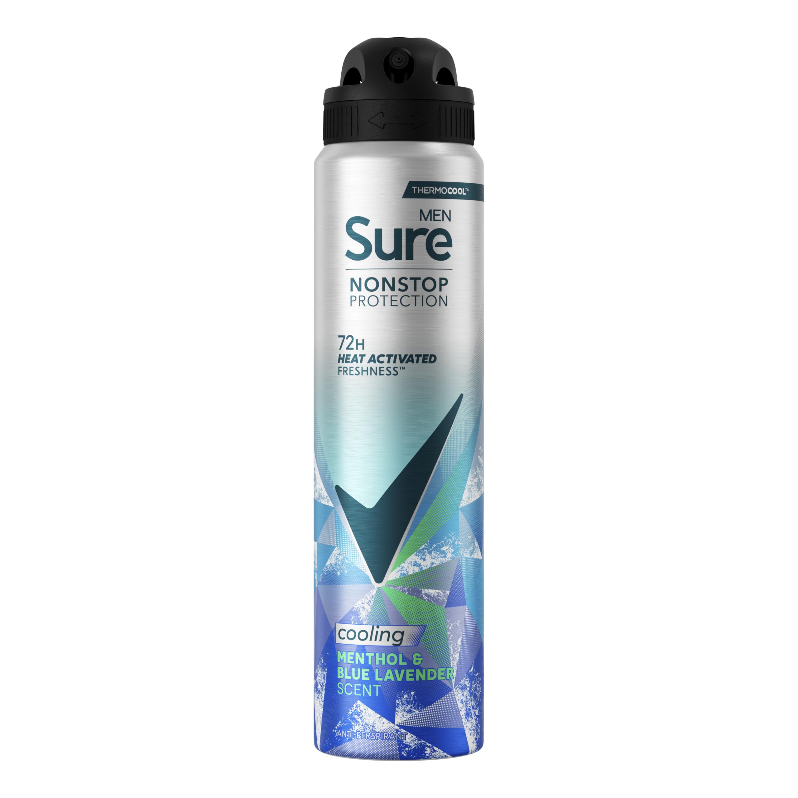 Sure Men Nonstop Protection Menthol & Blue Lavender Anti-Perspirant Aerosol 250 ml