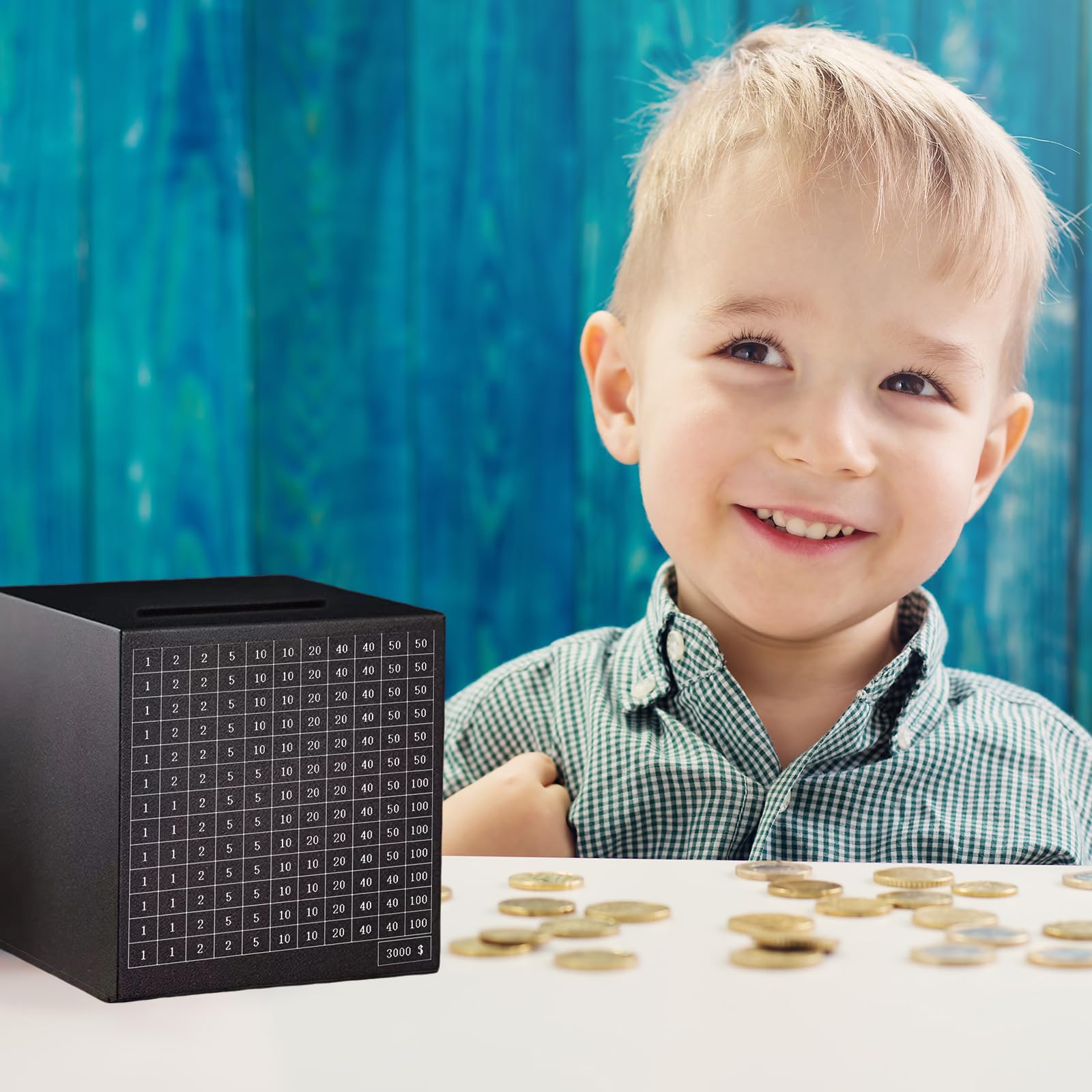 Amazon.com: Metal Money Savings Box Adult Piggy Bank Cash Saver