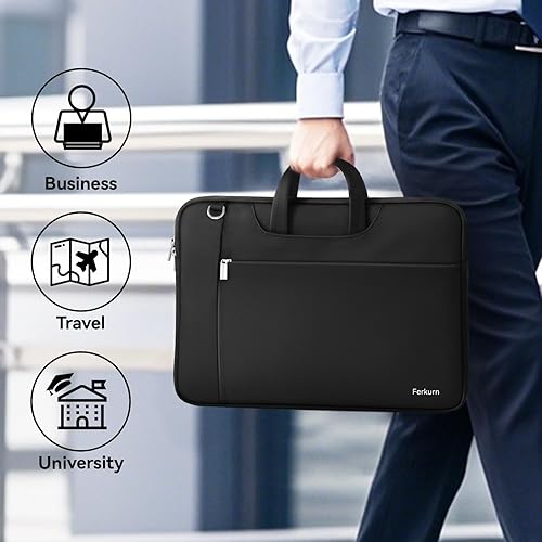 Miniatura 6 de Ferkurn Funda para laptop de 15.6 pulgadas, 16 pulgadas, para mujeres y hombres, compatible con Dell Inspiron XPSHP Envy PavilionLenovo Thinkpad