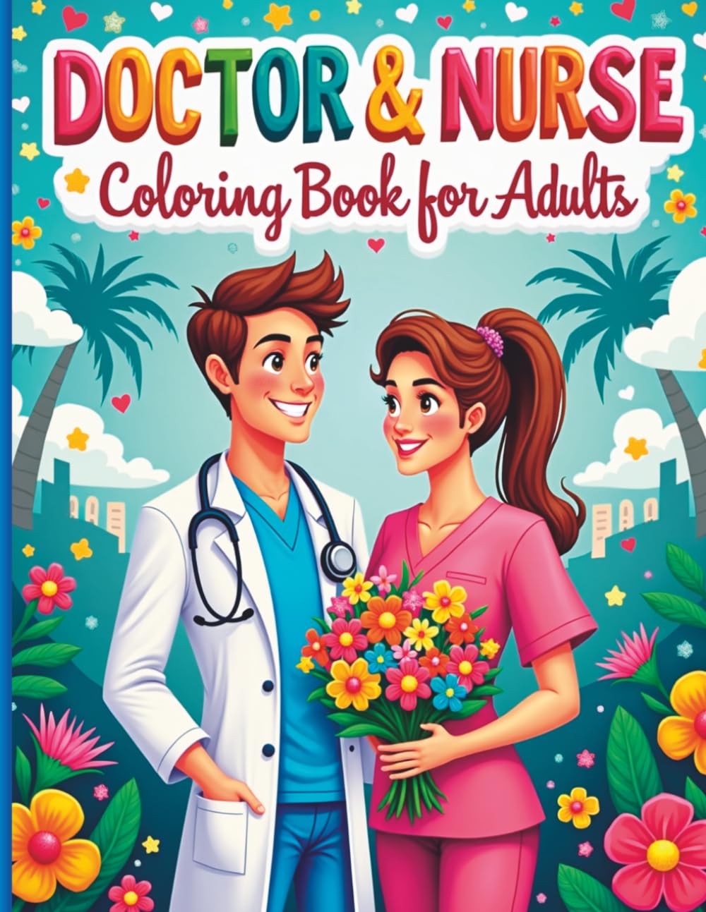 Doctor & Nurse Coloring Book for Adults: Medical Tools, Hospital Scenes & Healthcare Life Designs for Stress Relief, Relaxation and Creative Mindfulness