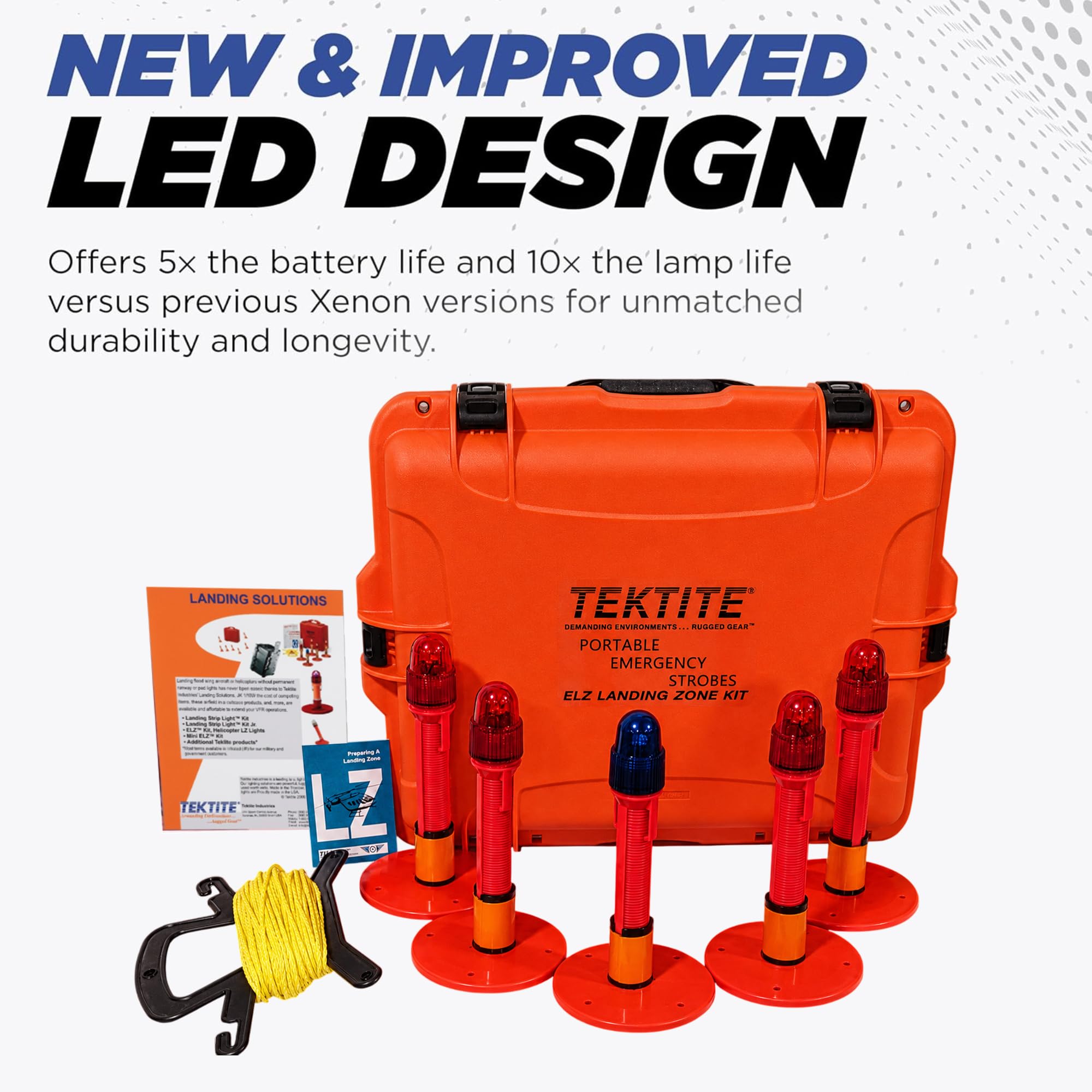 TEKTITE LED Emergency MEDIVAC Helicopter Landing Zone Light Kit