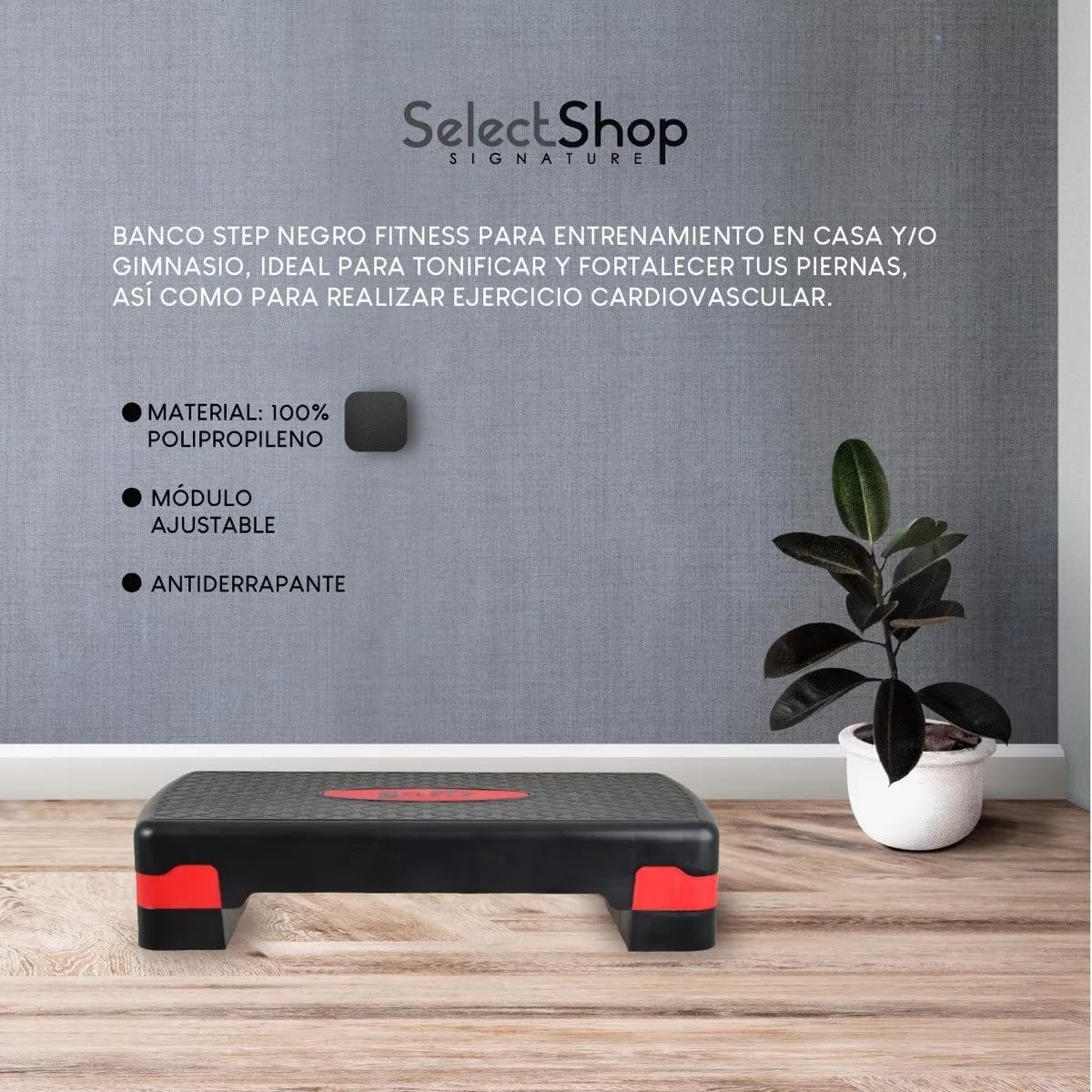 Caminadora Portatil Step Fitness Aeobico Ajustable A Altuas 10 Y