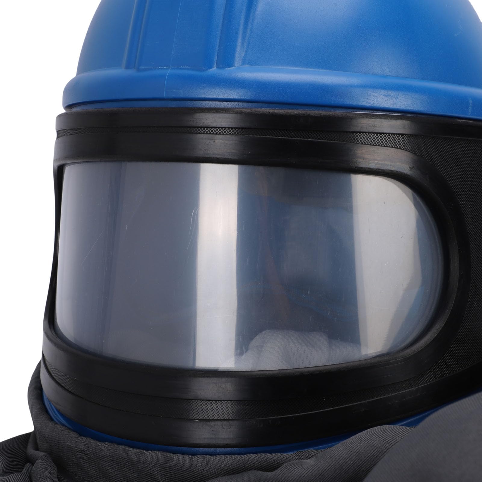 Capa de la Campana de arenas, Lona Sandblaster de arenas de arenas Máscara de Protección contra el Polvo Alimento para el Aire de Aire Sandblaster Casco para Pulverizar el Corte