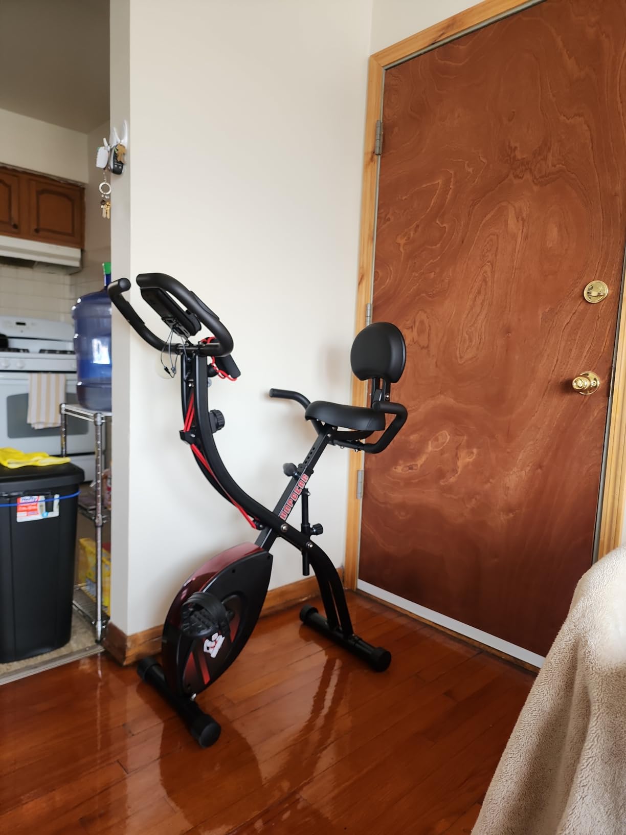 33/mo Finance HAPBEAR Folding Exercise Bike Foldable