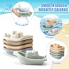 Baby Bath Toys for 1 2 3 4 Year Olds Toddler Kids - 11PCS Mould Free Water Play Swimming Pool Toys No Mould Floating Boats and Spoons for Boys Girls(Neutral Color)