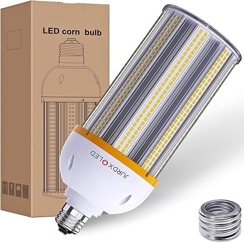 Miniatura 7 de Bombillas LED de repuesto para maíz de 30-60-80-100-120-150-300-W, base E26 con adaptador E39, bombilla LED de 7800LM para garaje, almacén, taller,