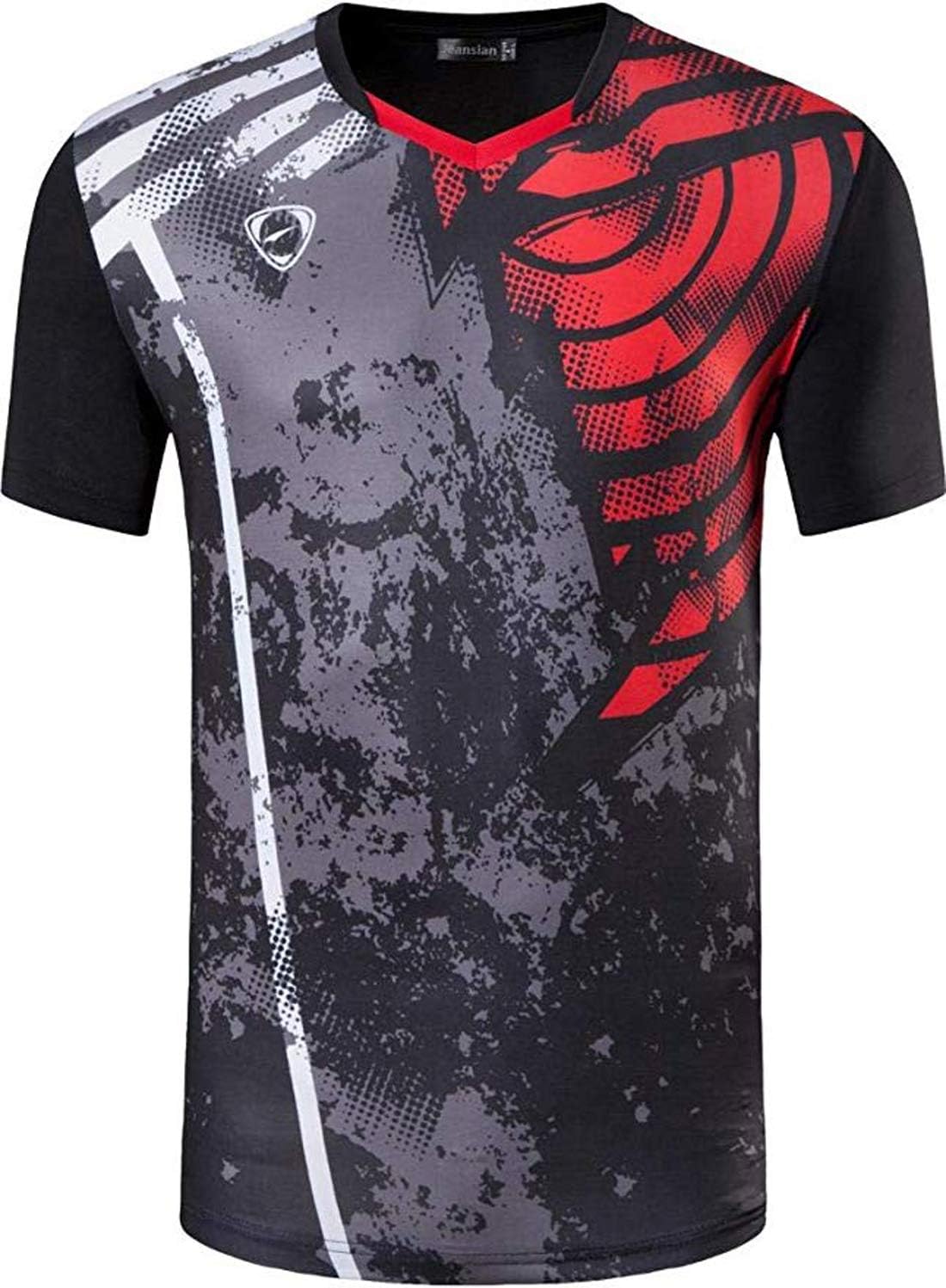 3 Pack Men's Activewear T-Shirt Sport Tee Shirt Athletic Running Gym Workout Tshirt Golf Tennis Tops Quick Dry LSL133