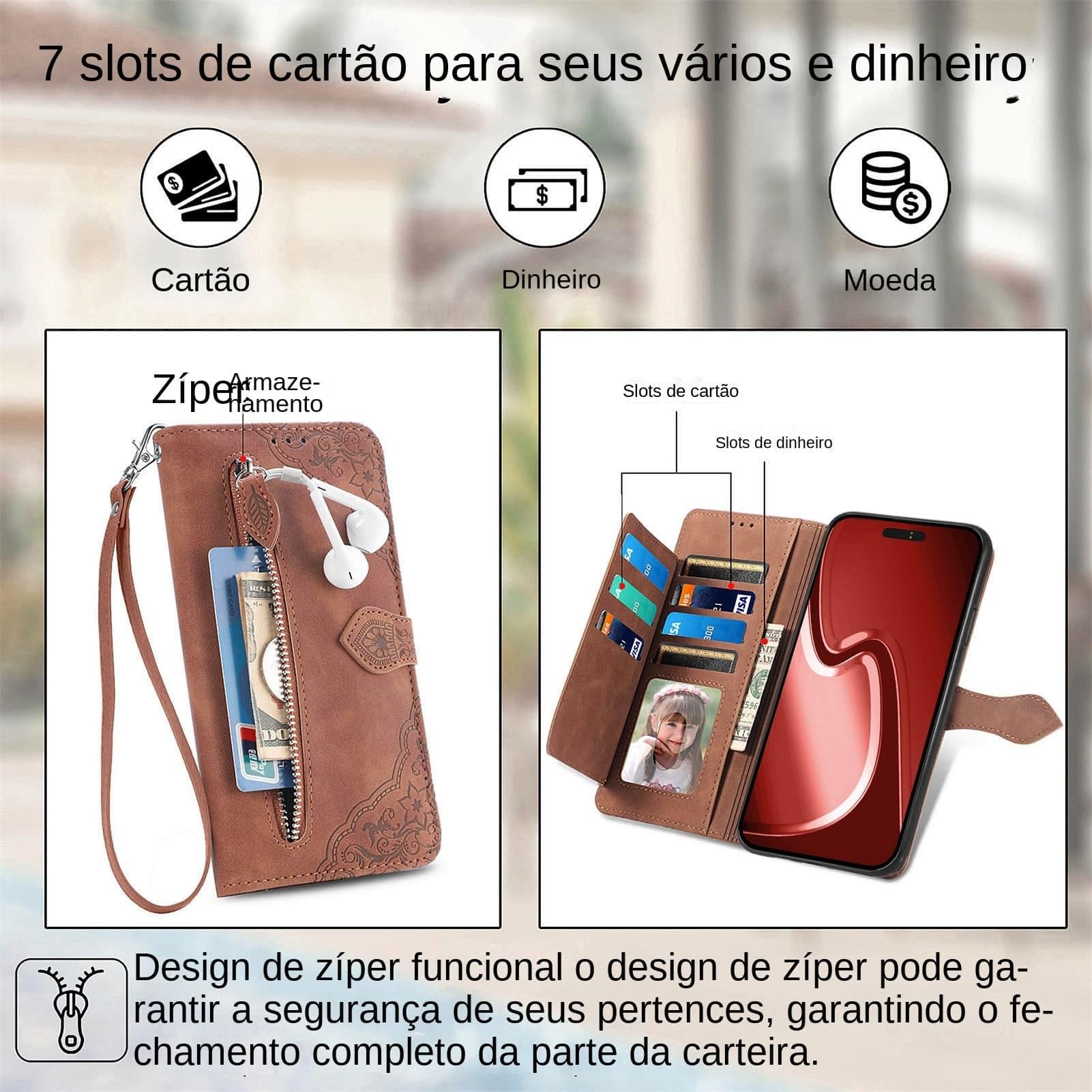 moto ウオレット For Motorola Moto G Play 2024 XT2413V Wallet Pouch Cover
