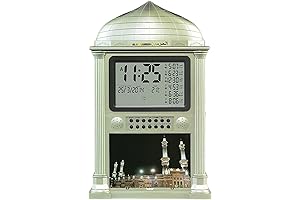 Praying Azan Alarm Clock with Complete Azan for USA