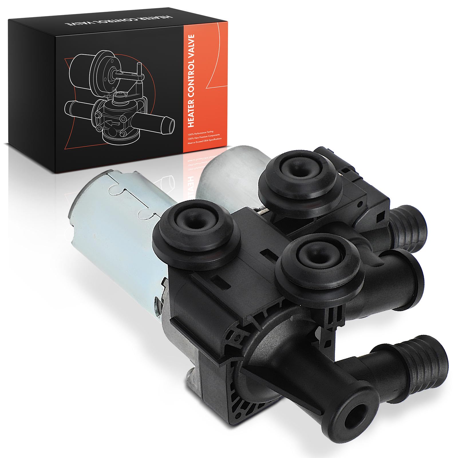 Frankberg Válvula reguladora del refrigerante Válvula de calefacción Compatible con Serie 3 E46 316i-330xd Serie 3 cabrio E46 318-330 Cd M3 3.2 Serie 3 Compact E46 316-325 Ti Serie 3 Coupé E46 74915
