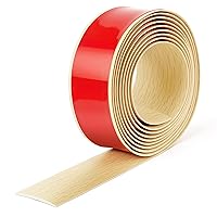 Vista 10 de Bnell Tira de Transición de Piso Tiras de Cobertura de Piso Autoadhesivas Transiciones de Pisos Tira de Piso Laminado Tira Divisoria Plana de Piso