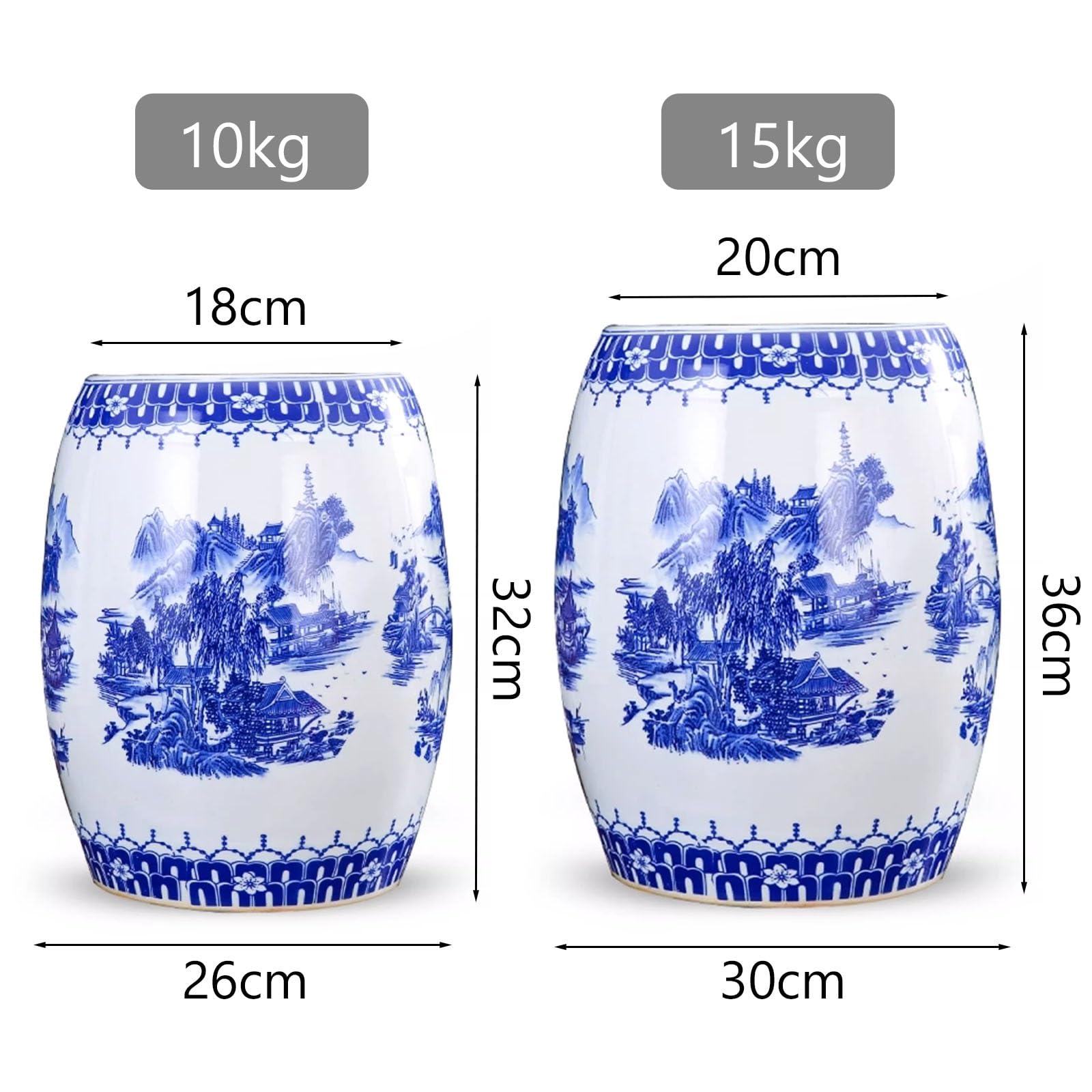 Ceramiczny pojemnik do przechowywania z pokrywką na ryż, mąkę, płatki owsiane, kawę, herbatniki, orzechy i owoce kandyzowane