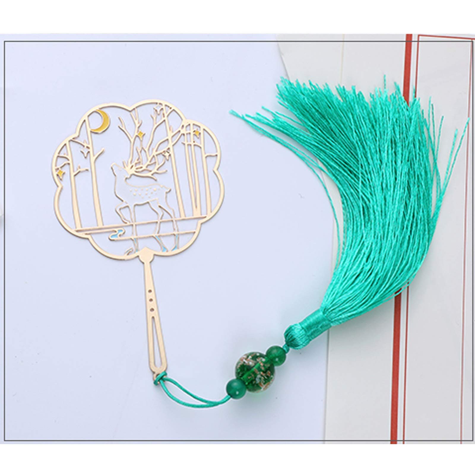 Lesezeichen Lesezeichen, Seite Marker, Lesezeichen Clip, Kreative Exquisite Buch-Kennzeichen, for Student Office Lese Stationery Buch Markierungen (Color : C)