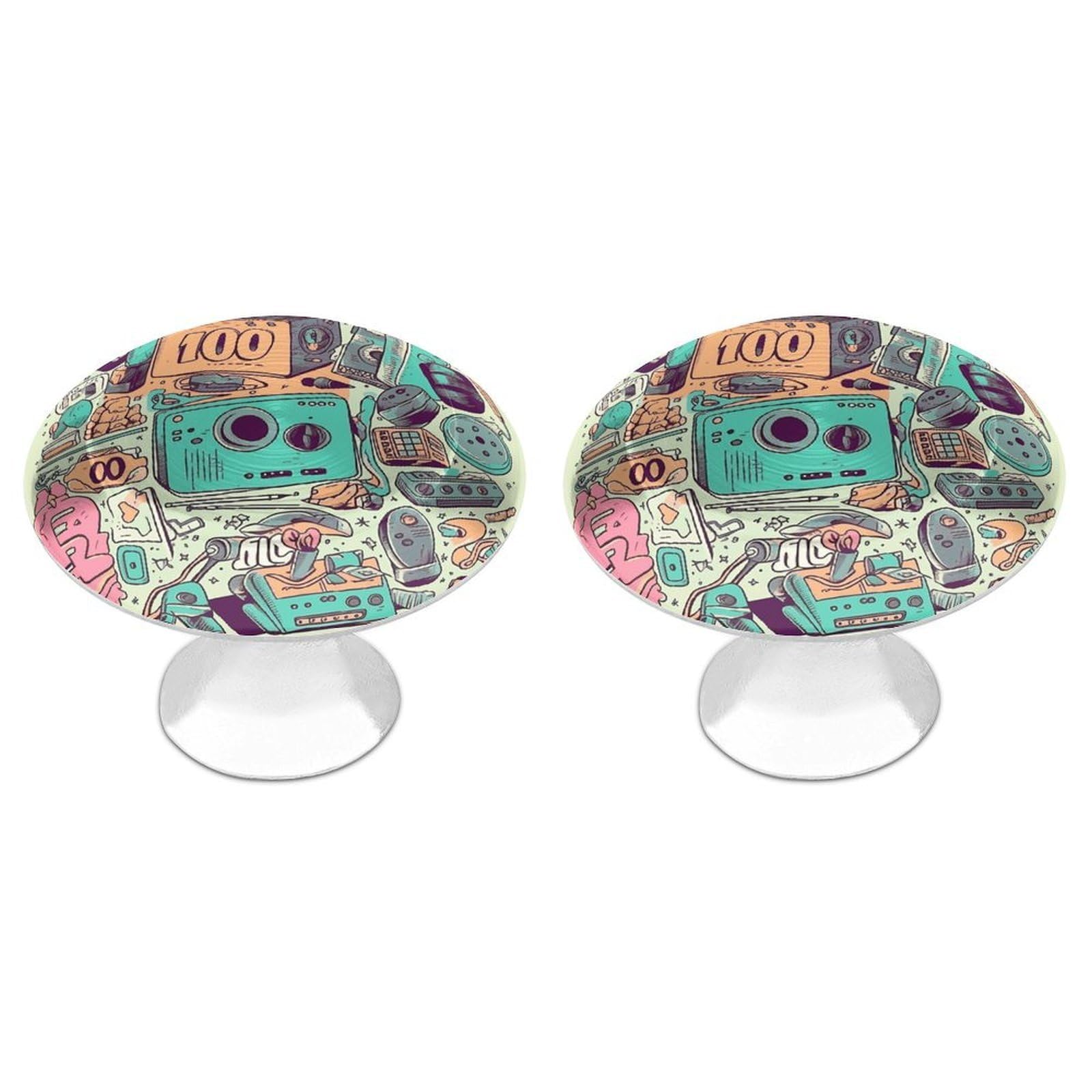 Btcowzrv Style I Love The 90S Illustration 2 Pack Cabinet Knobs Drawer Pulls