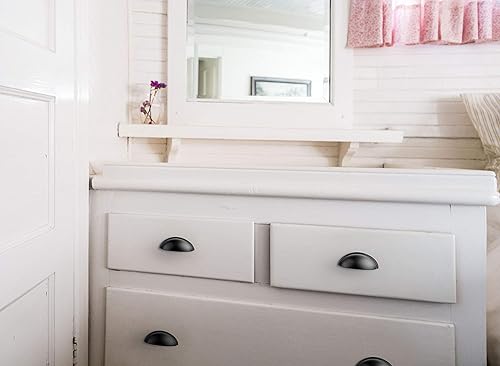 Miniatura 10 de Ravinte Paquete de 30 tiradores de cajón de 3 pulgadas, tiradores planos negros para gabinetes, manijas de gabinete de cocina, manijas de cajón,