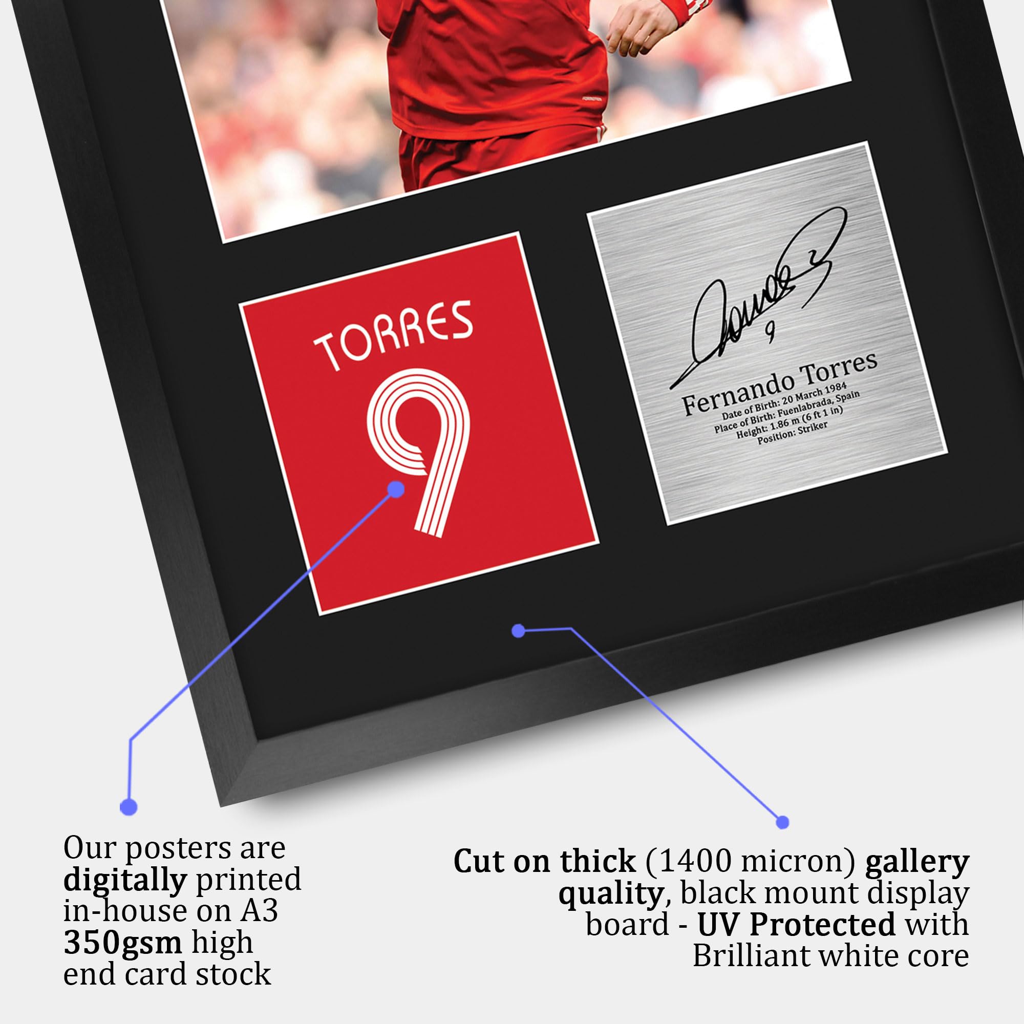Amazon.co.jp: HWC Trading Fernando Torres Liverpool Giftsプリント