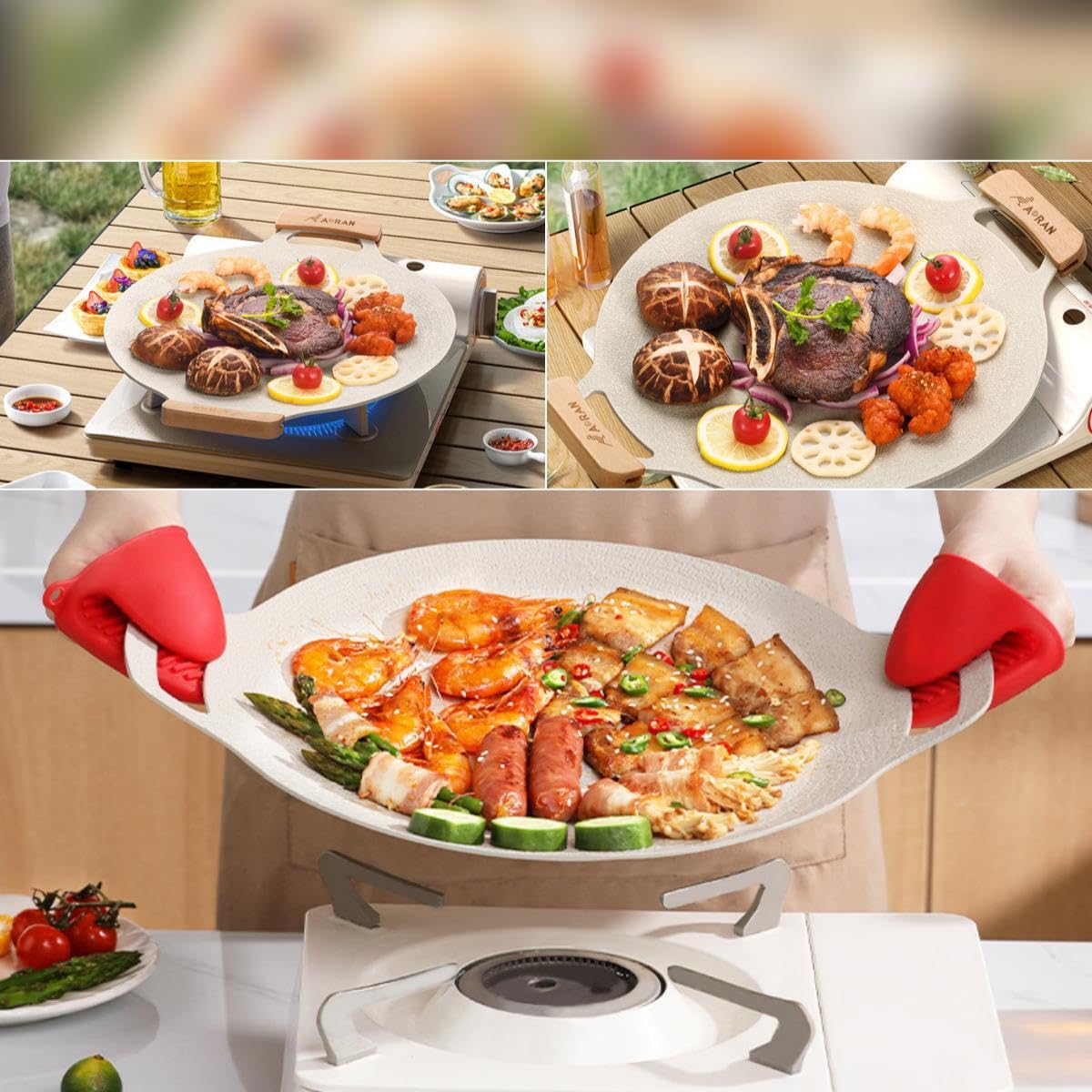 MULTI GRIDDLE 33cm IH対応 未使用！！ 鉄板マルチグリドル JHQ 正規販売店 メーカー保証付き 33cm