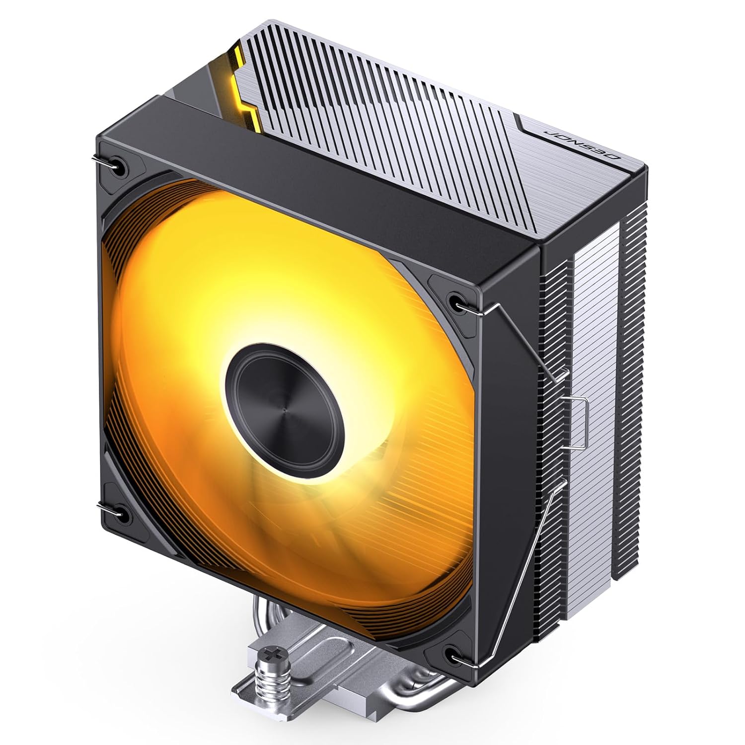 JONSBO CA40 Black CPU Cooler,ARGB Mute Series air Cooling,CPU Fan Height 157mm,120mm PWM Fan CPU air Cooler,4 Copper Heat Pipes Radiator, AM5/AM4/Intel LGA115X/1200/1700/1851,D-TDP 225W heatsink