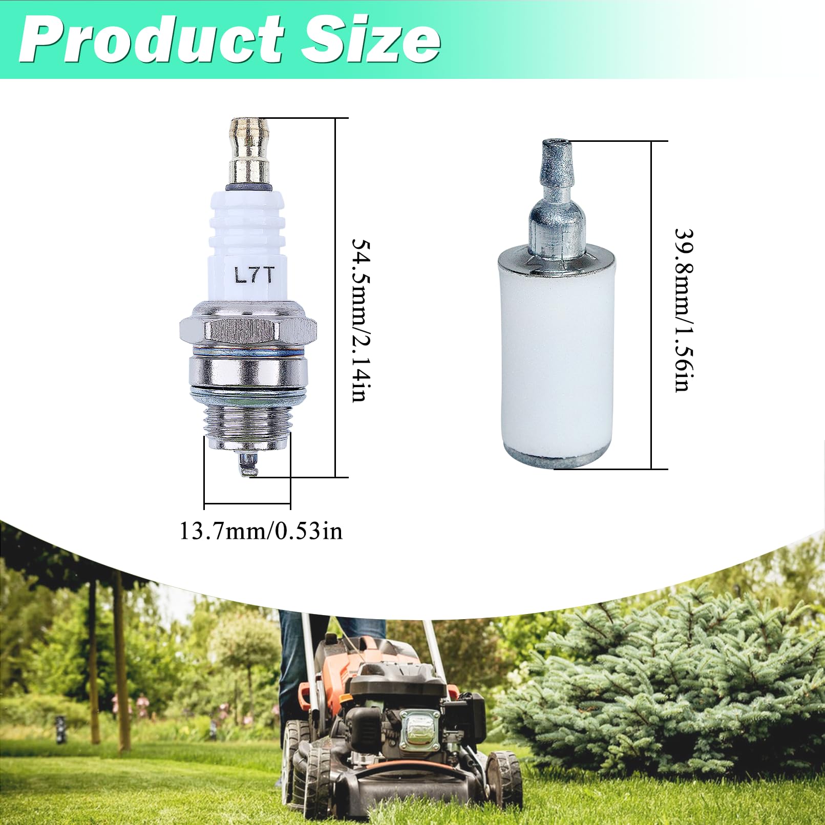 Kit Carburatore per Husqvarna 123 223 323 325 326 327, ADEFOL Ricambi Accessorio Motore Numero Parte OEM C1Q-EL24 Kit Riparazione Carburatore
