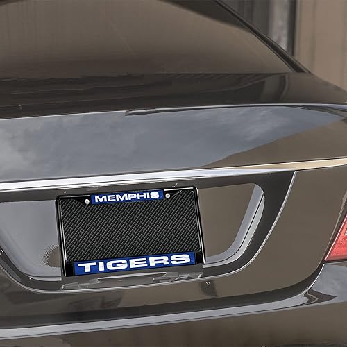 Miniatura 168 de Rico Industries NCAA Black Laser Cut Chrome Frame 12" x 6" Black Laser Cut Chrome Frame - Car/Truck/SUV Automobile Accessory