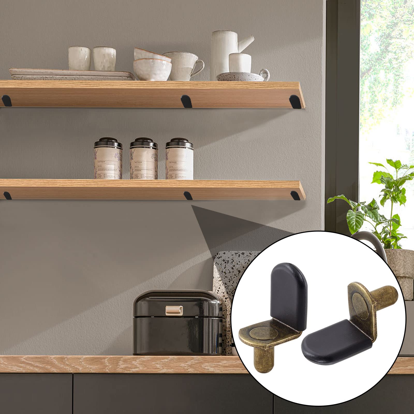 Bronze Shelf Pegs - Secure Your Shelves -6