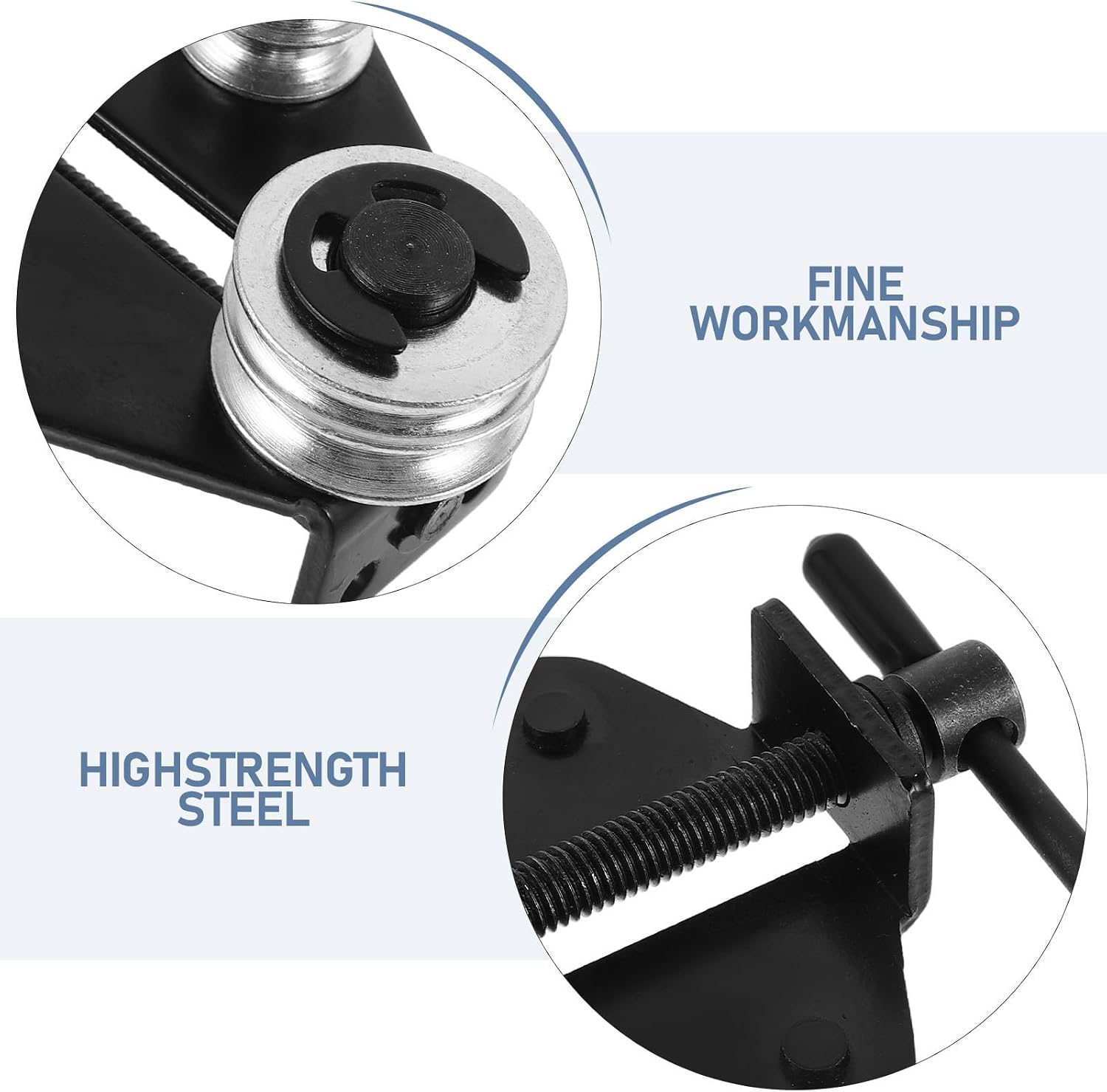 Brake Line Tubing Straightener Tool for Copper and Steel Pipe Repair