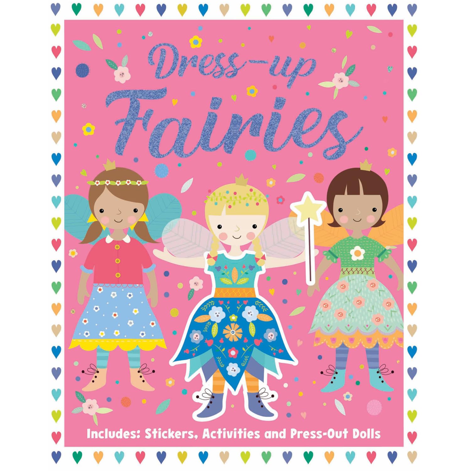 Sticker Dress-Up Book - Create Your Own Sticker Outfits for these Fluttering Fairies