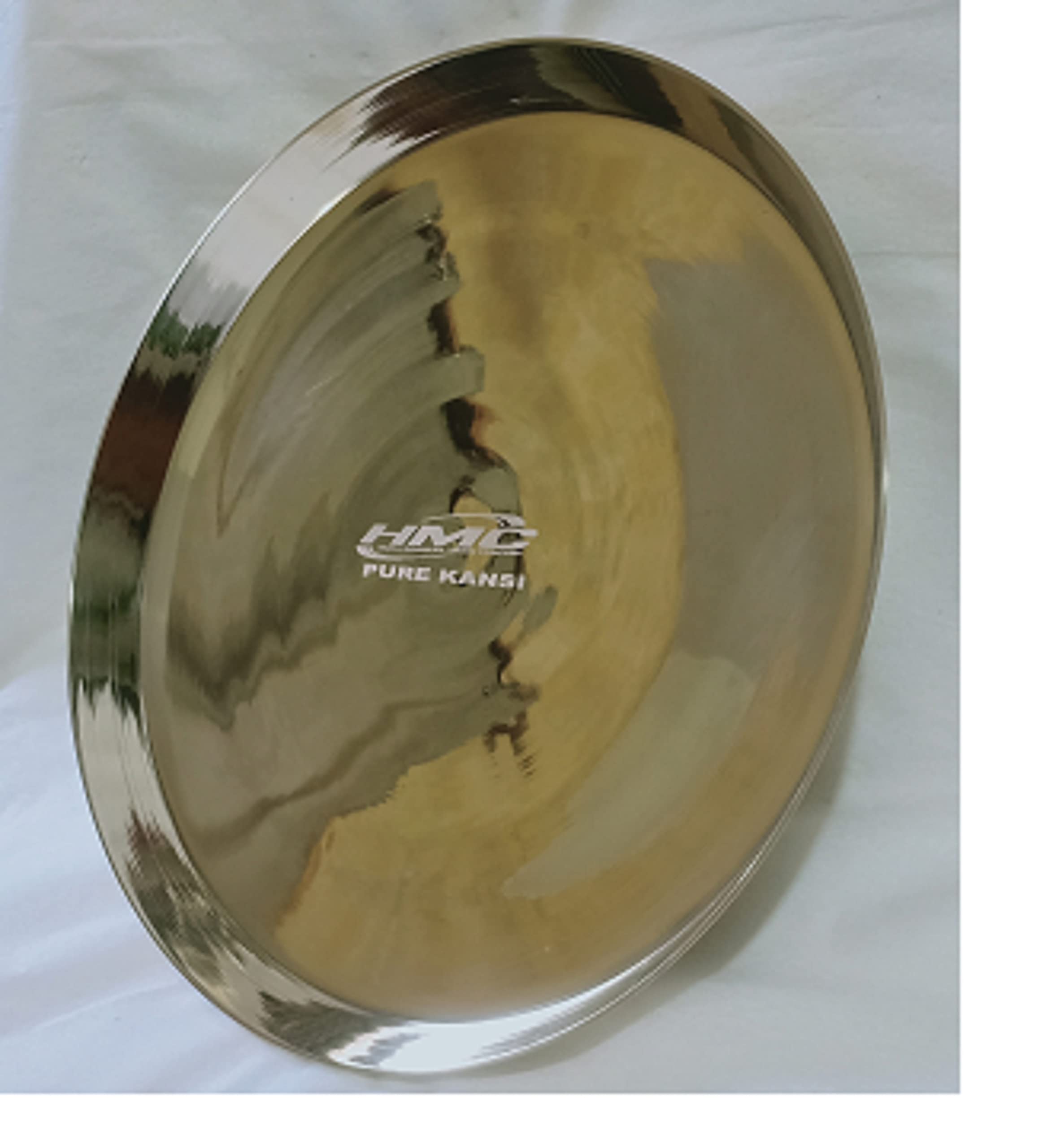 Huda MFG. CO. Bronze/KANSA Plate 12" with Free Spoon 2