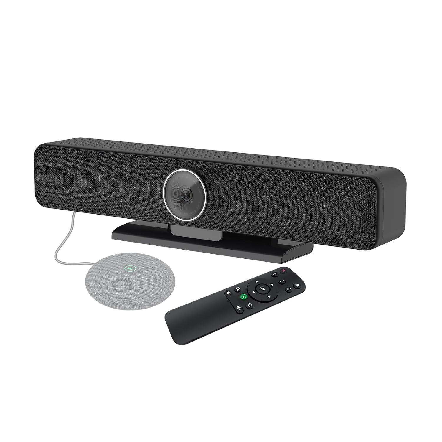 TB5 Video Conferencing System – Zoom Certificated, Ultra 4K Pro Audio and Video Conference Room Camera with 4 Microphone Arrays & Stereo Speakers, 120° Wide Angle Webcam for TV/Meeting Room