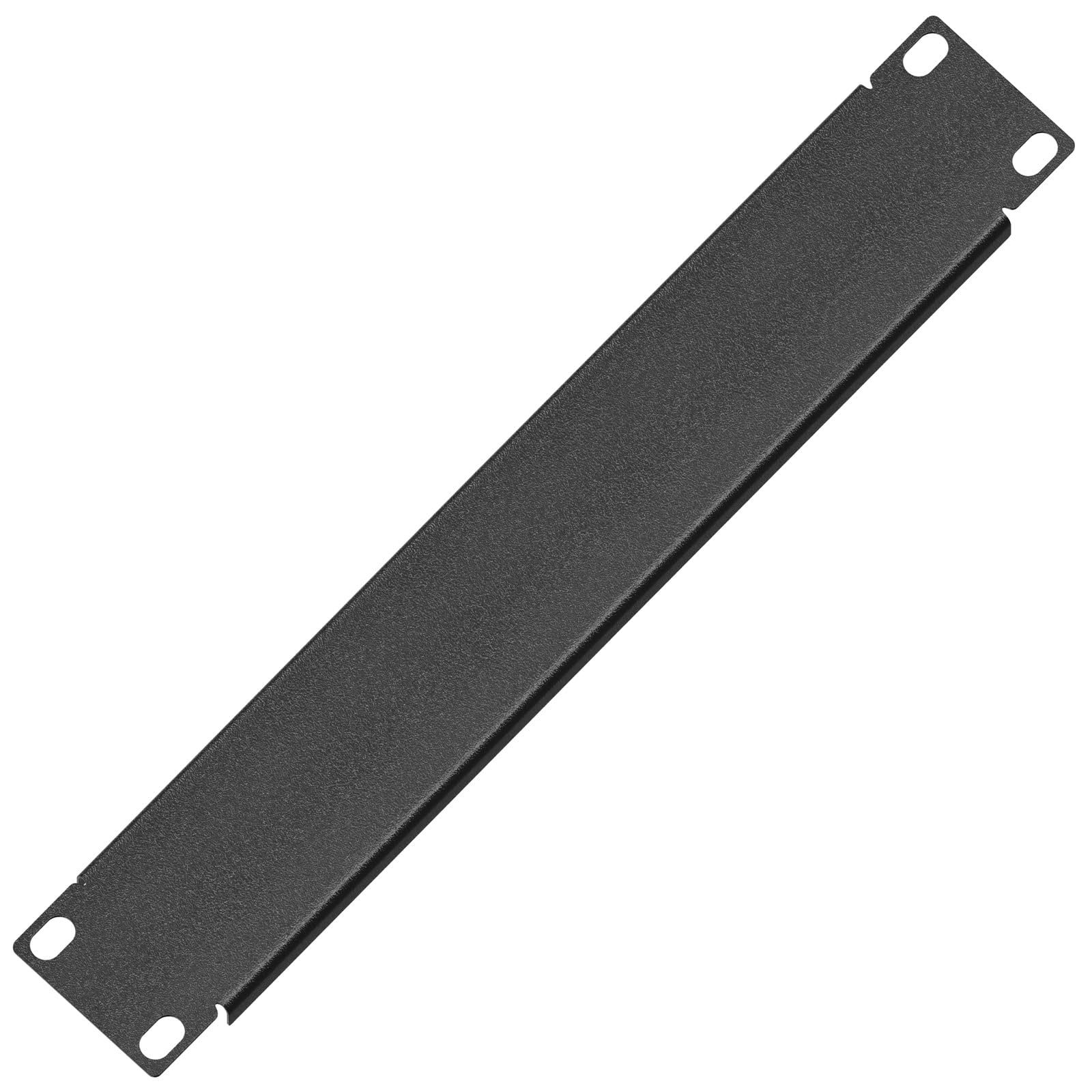 HB-DIGITAL hb-digital Pannello rack 10 pollici 1U per armadi server Armadi di rete Acciaio nero Piastra cieca - Accessori server rack - Robusta lamiera d'acciaio Facile da montare Resistente e antipol
