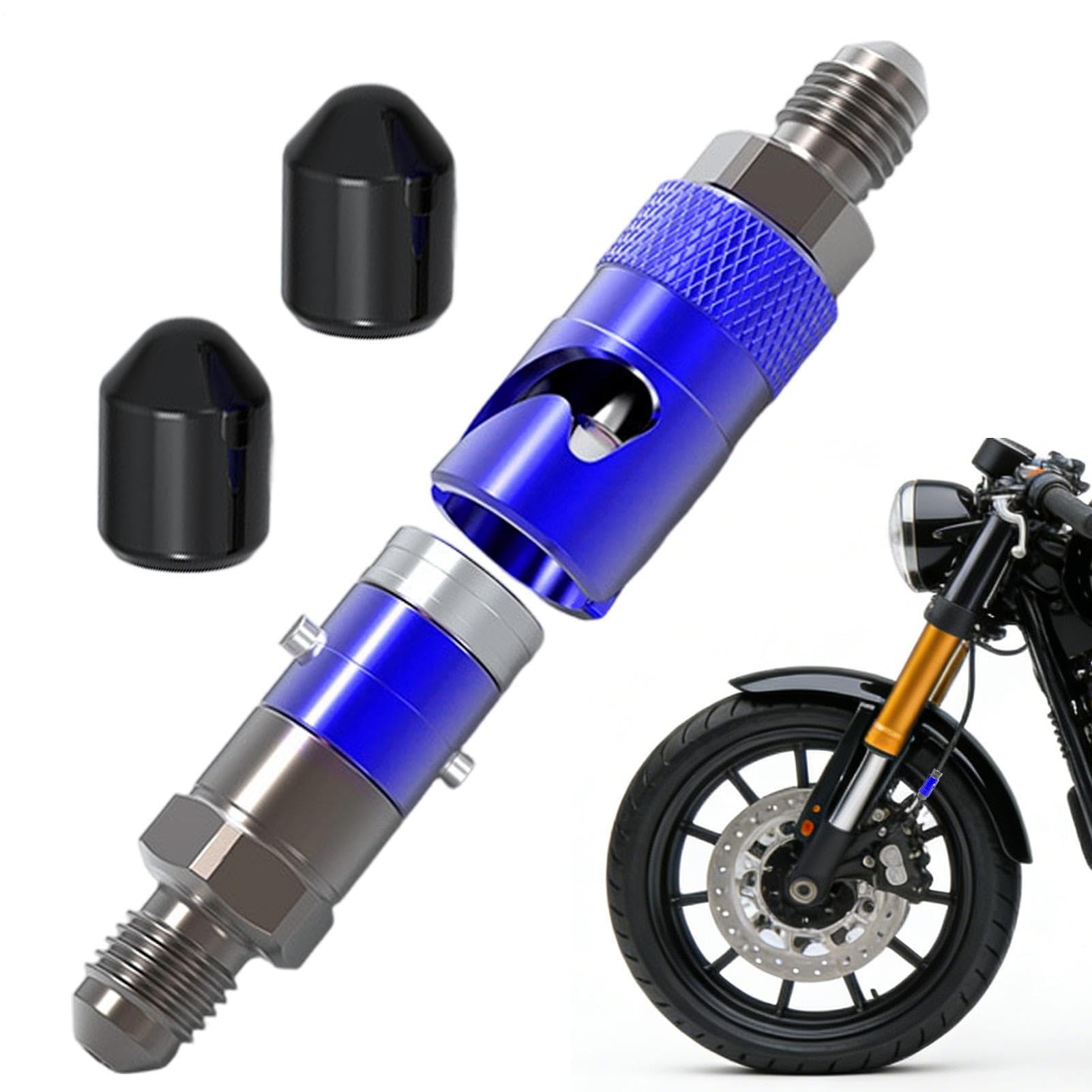 Adaptador de terminación rápido que evita fugas en frenos de moto