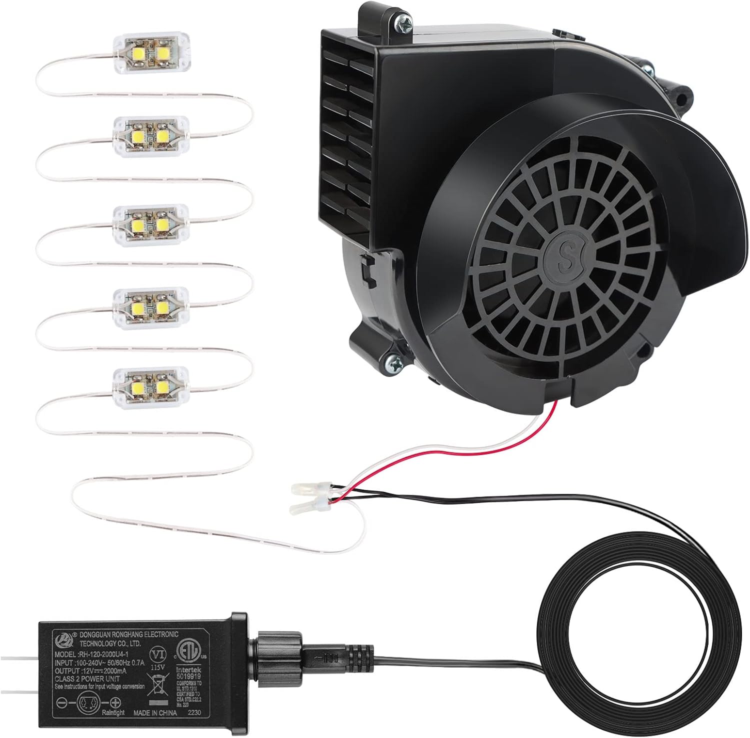 Kalolary 1.5A Replacement Air Blower for Inflatables