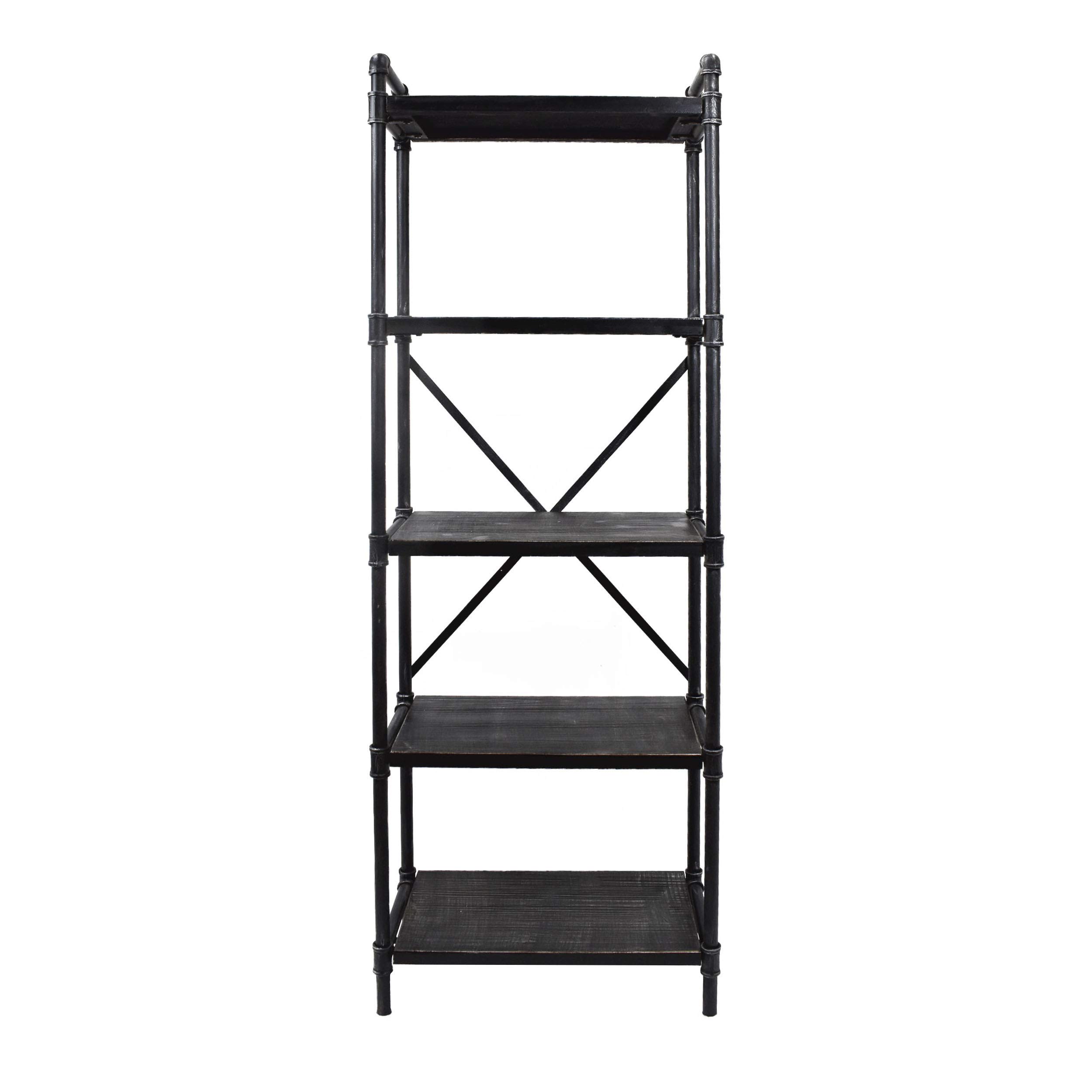 Buy Christopher Knight Home Lina Industrial Iron Five Shelf Bookcase