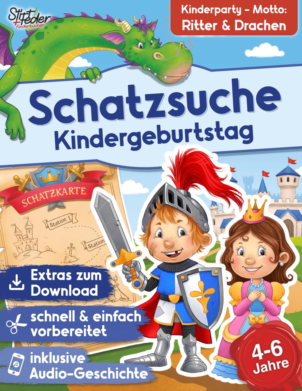 Schatzsuche Inkl. Spannendem Hörspiel Für Kinder Von 4-6 Jahren - Ritter Rumpel Und Der Drachenschatz
