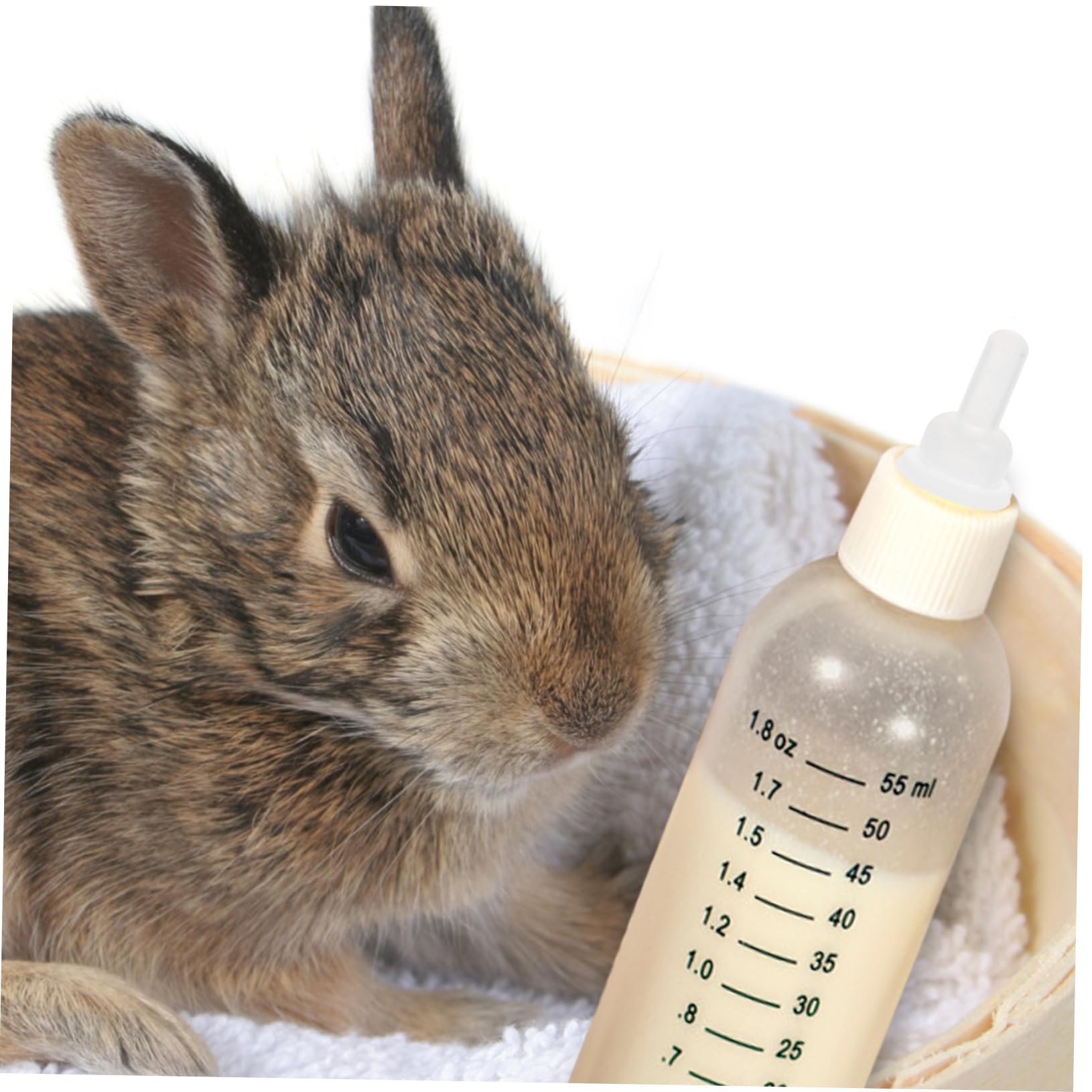 HAPINARY Silicone Pet Feeding Nipples Bunny Feeding Pacifiers Puppy Bottle Feeder Nipples Newborn Kitten Pacifiers