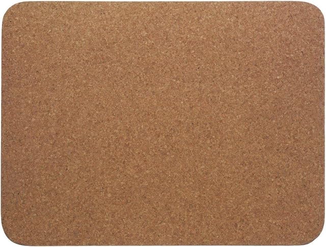 BPIL RECTANGULAR NATURAL CORK BATH MAT 62 x 46 cm