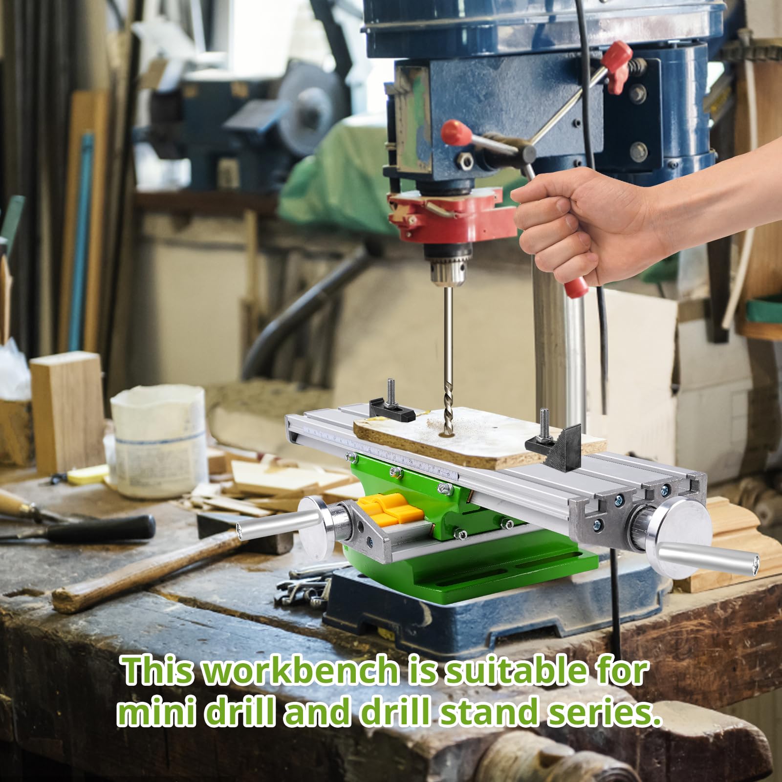 Rankomu Multifunctional Worktable Milling Working Cross Table Milling Machine Drilling Slide Table 6330 (6330)